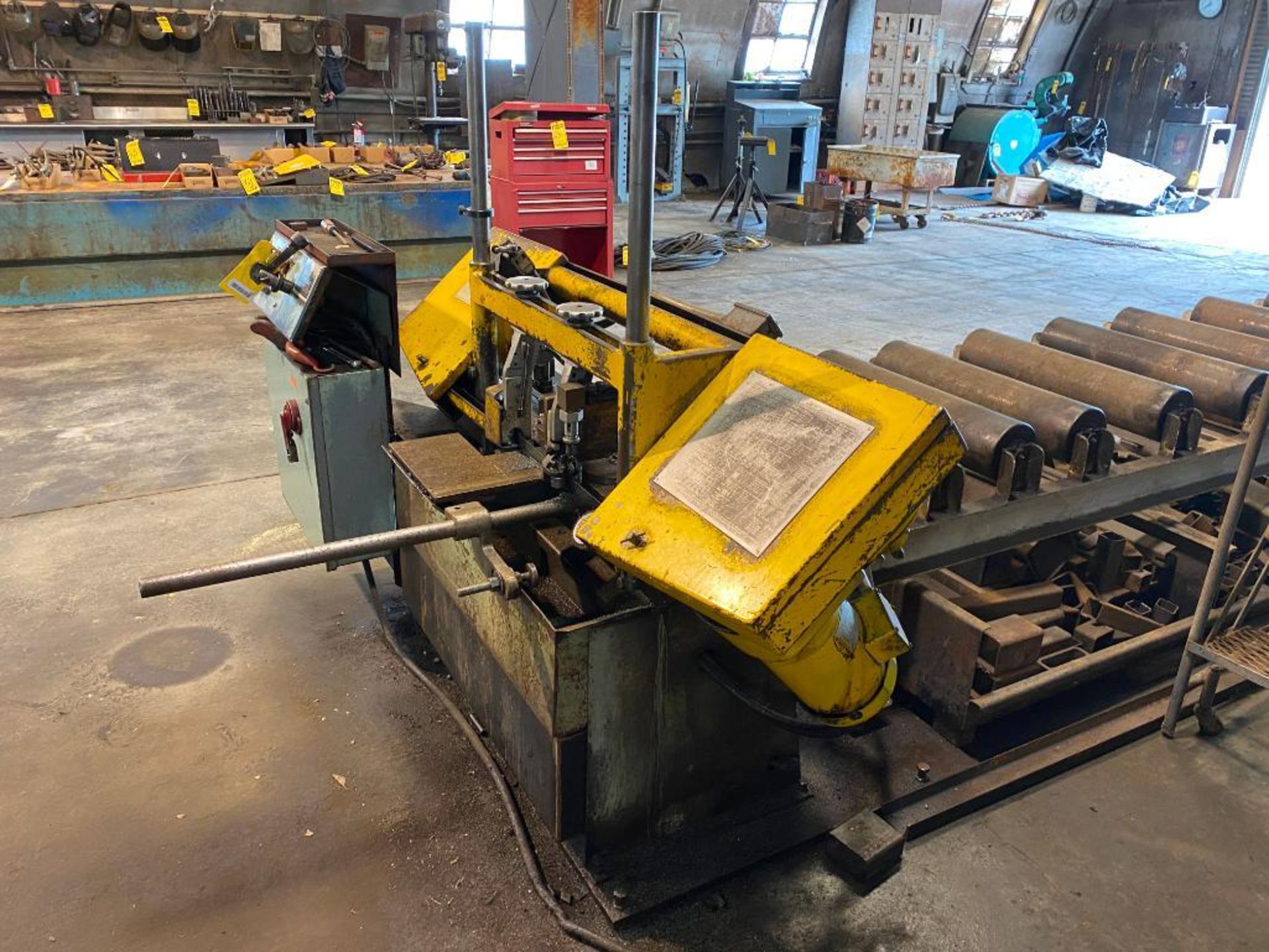 W.F. Wells Horizontal Band Saw, Model W-9, S/N 823847 - Image 2 of 7