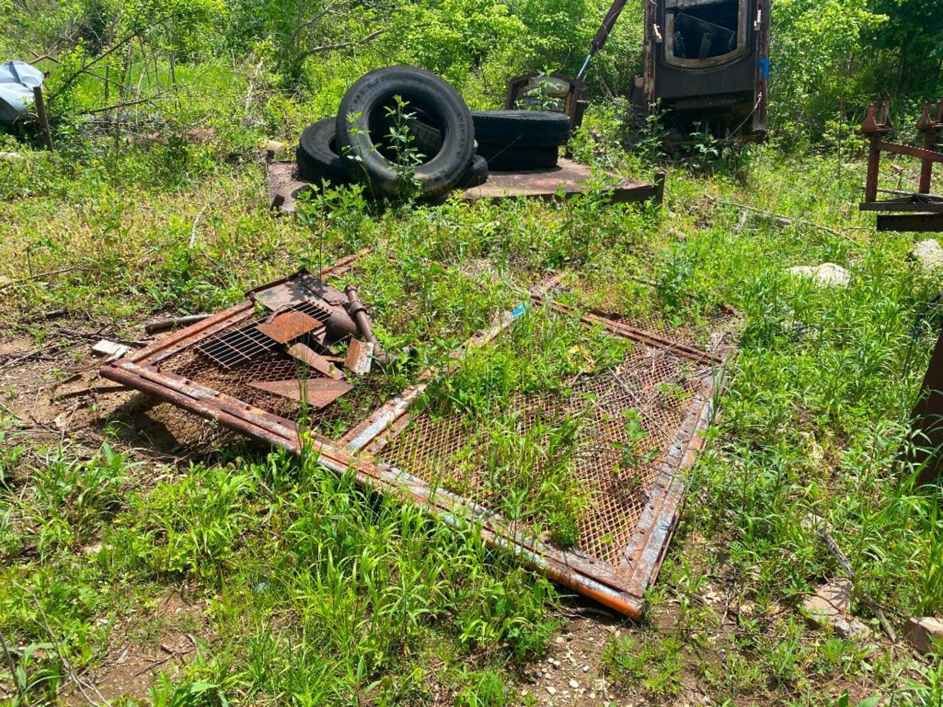 Transfer Cart w/ 500 KVA Generator, Trailer, I-Beams, Steel Posts, Electric Furnace, & Scrap - Image 8 of 10