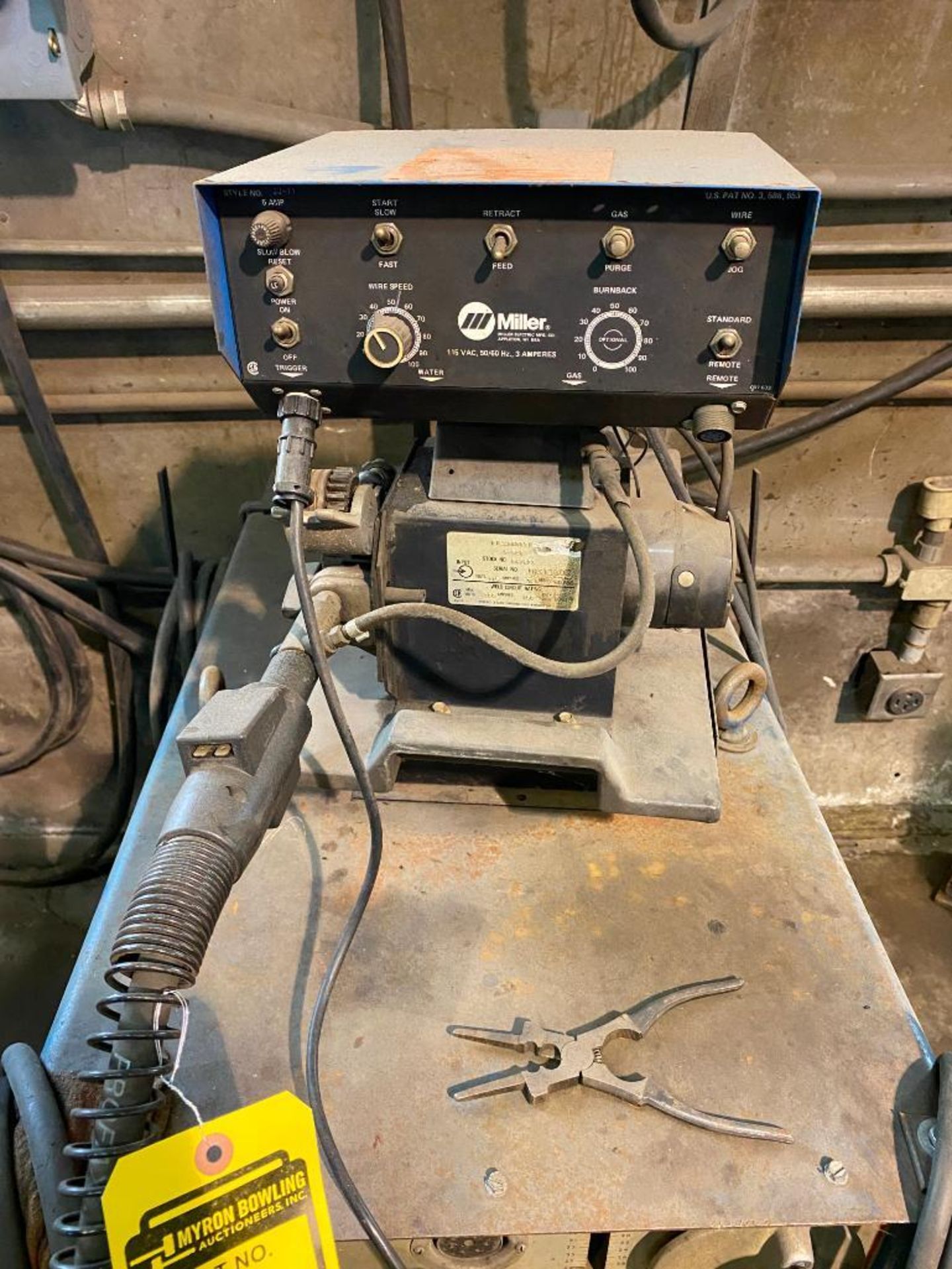 Miller CP-250TS Constant Potential DC Welder w/ Miller S-52A Wire Feeder - Image 3 of 4