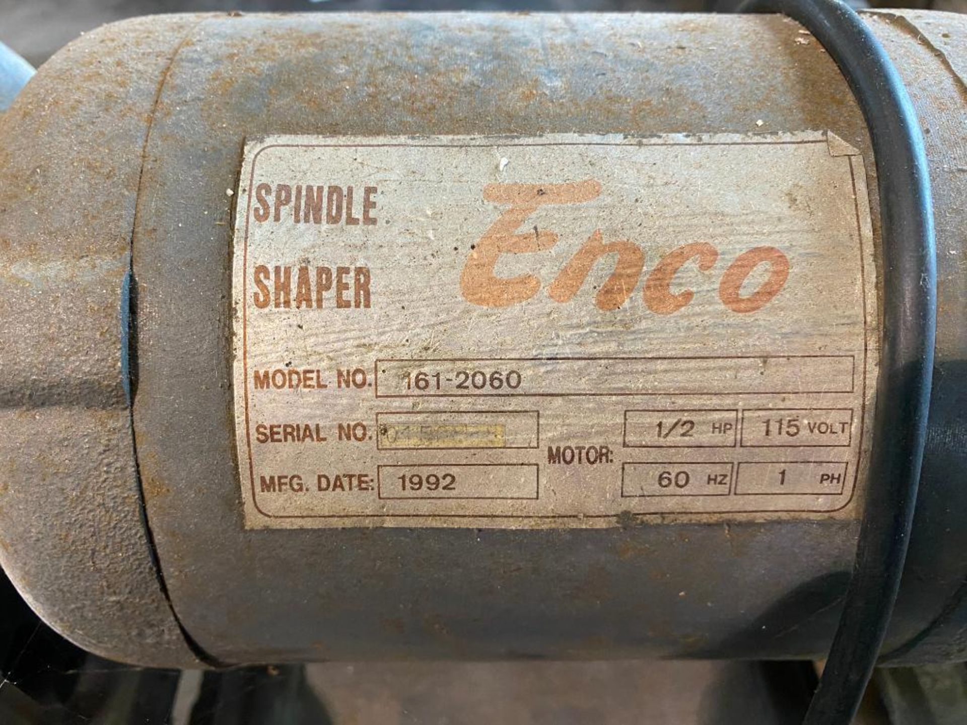 Enco Double End Pedestal Grinder, Model 161-2060, 1/2 HP - Image 4 of 4