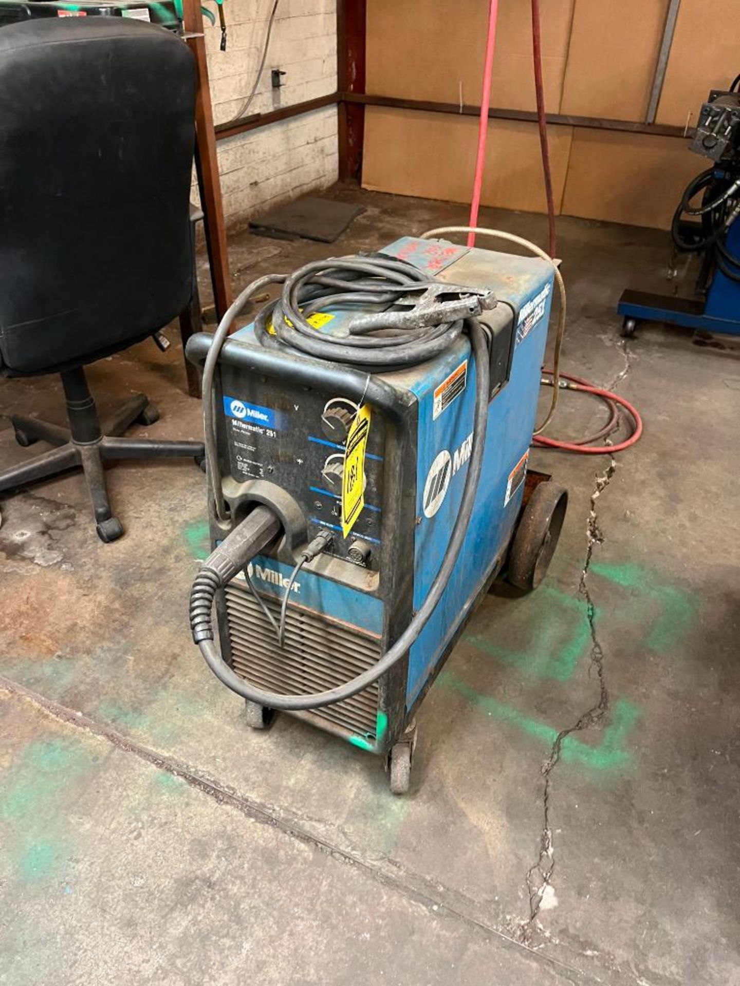 Miller 251 Wire Feeder Welder, S/N LG031602B, Stock No. 903869, 1-PH