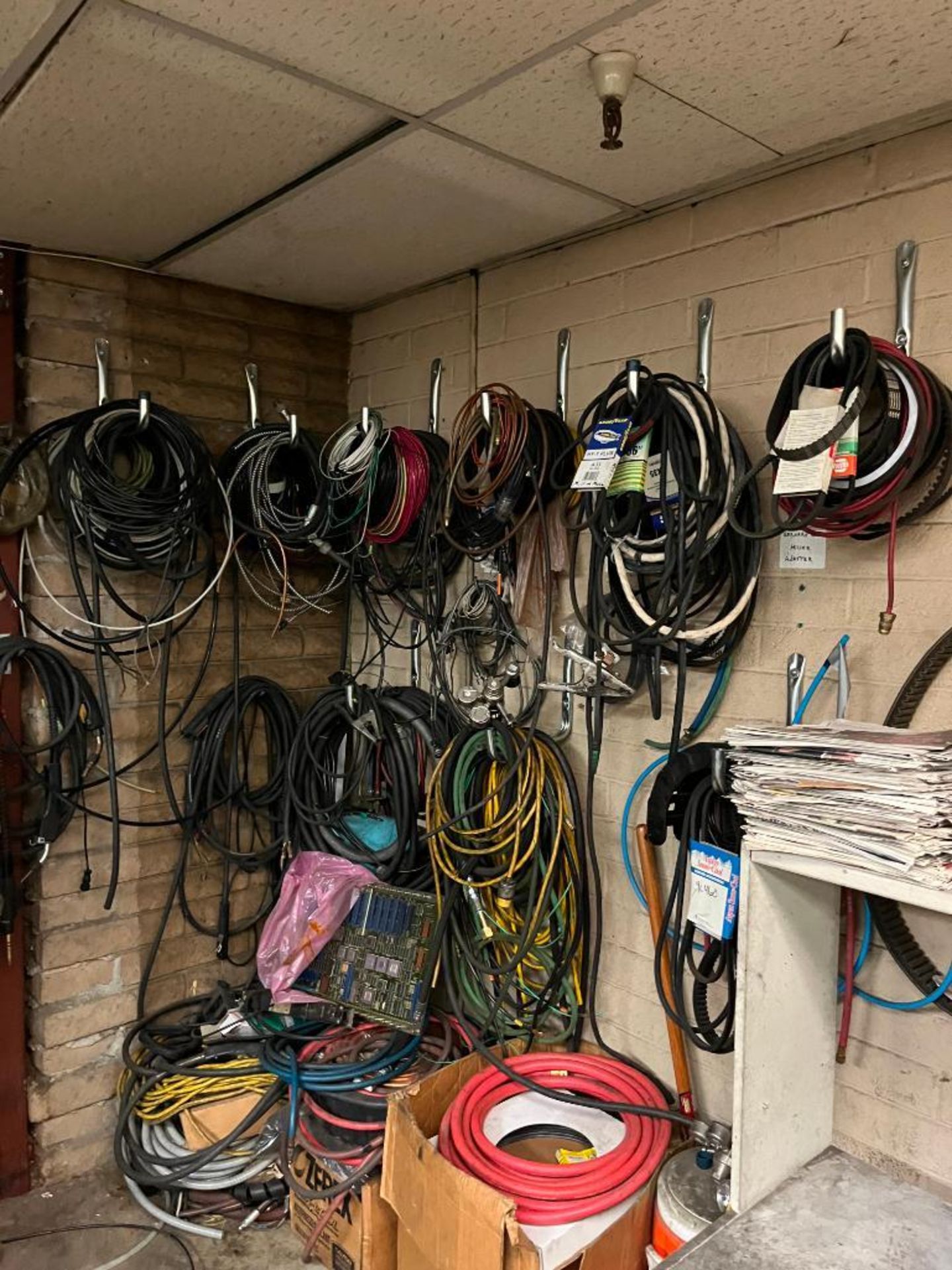 Remaining Content of Maintenance Room Including Shelves, Cabinets, Tables, & Content of Assorted Par - Image 12 of 20