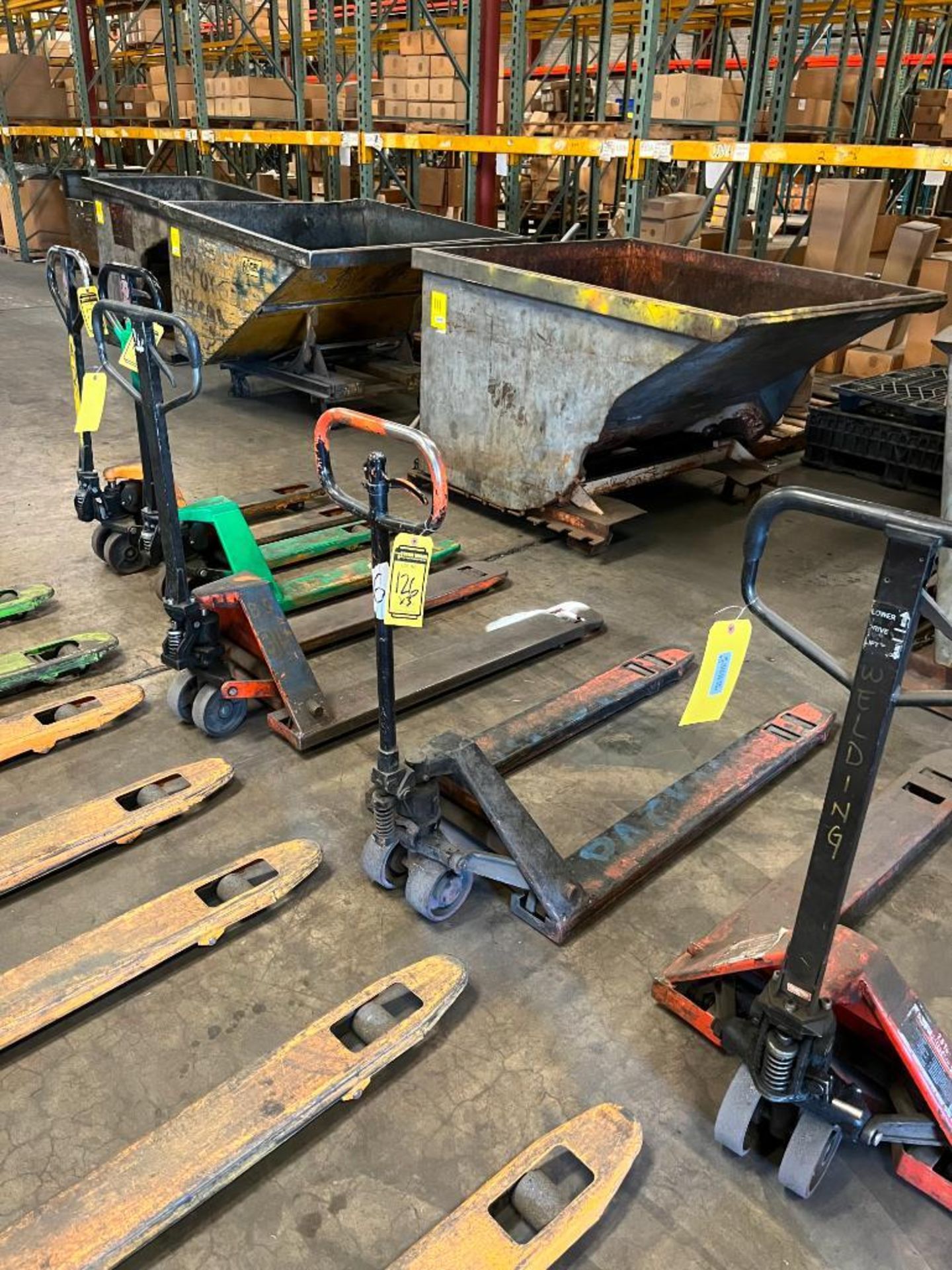 (3) 4' Pallet Jacks, 5,500 LB. Cap. - Image 2 of 2