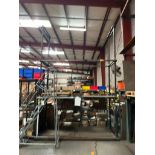 (4x) Sections of Steel Rack, 18' x 52" x 15' (No Content)