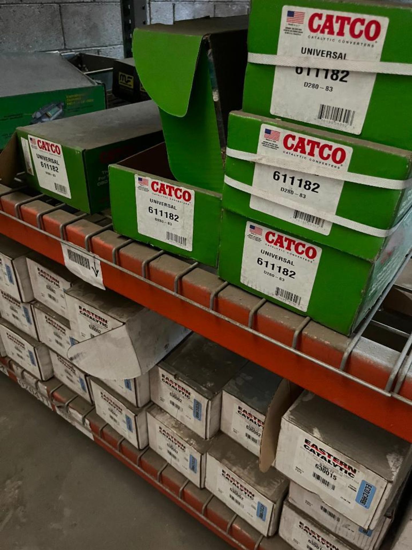 Content of (8) Sections of Pallet Racking Including Assorted (New) Catalytic Converters - Image 7 of 37