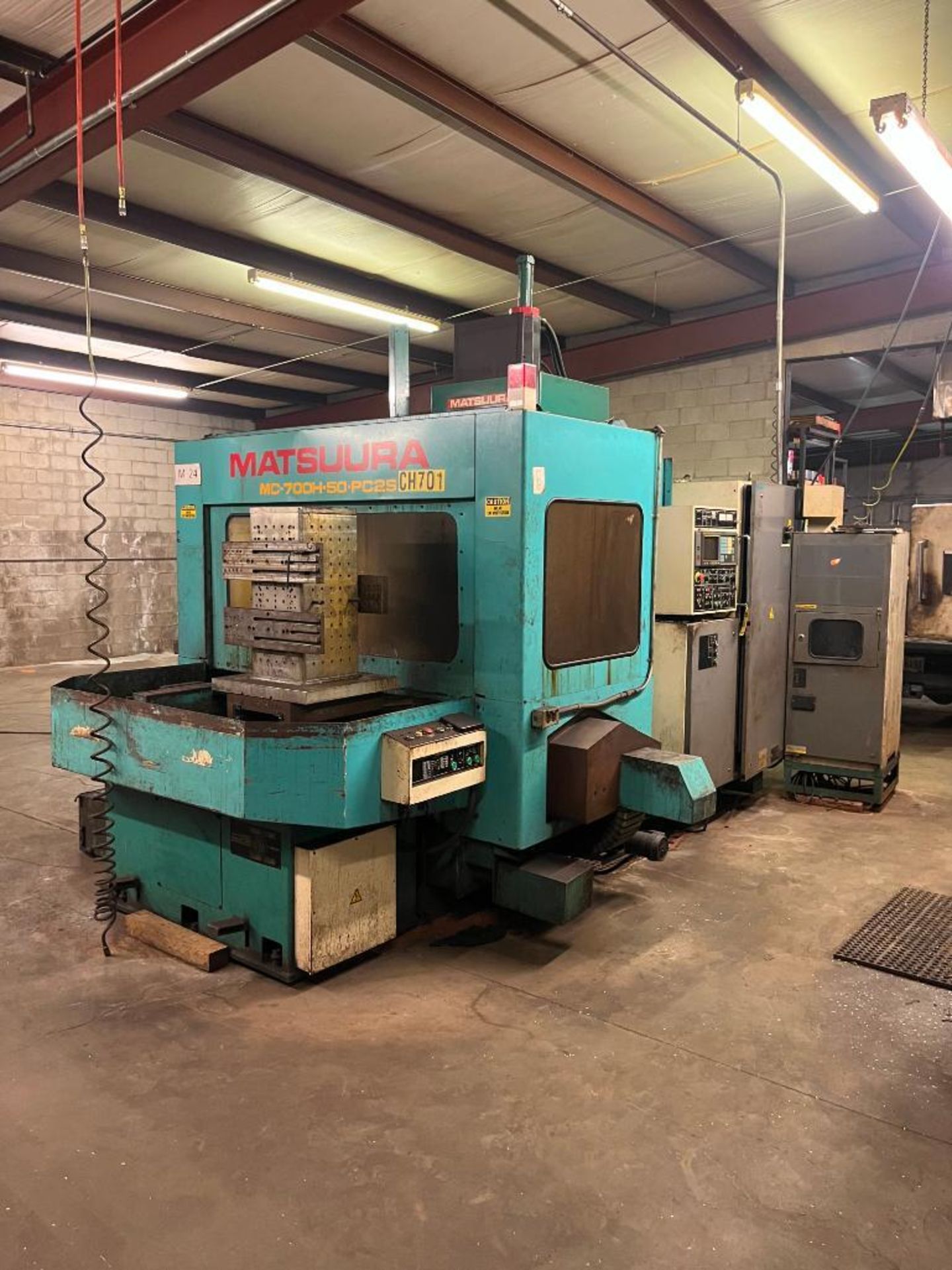 1989 Matsuura Horizontal CNC Mill, Model MC-700H-50-PC2S, S/N 880307231