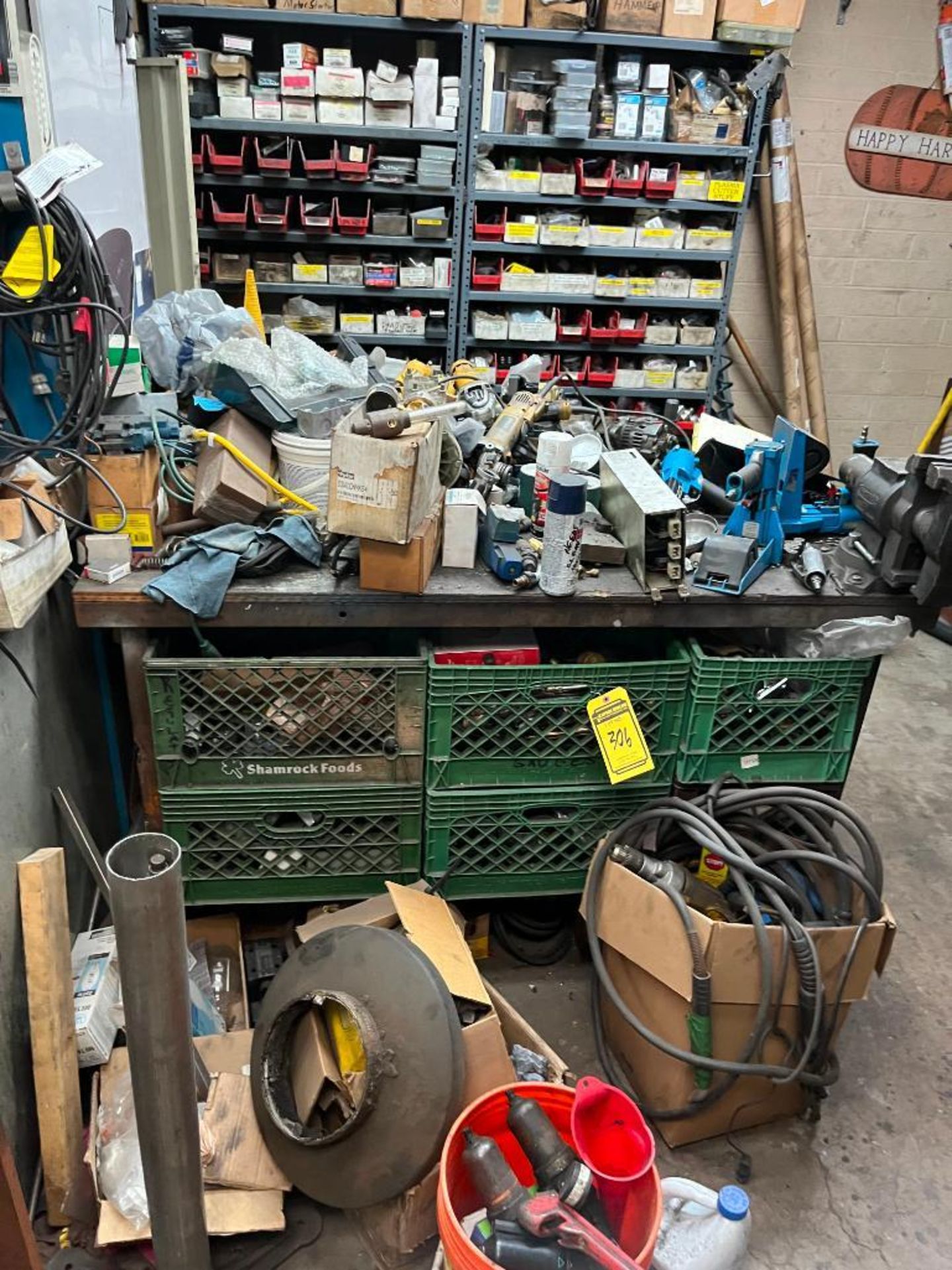 Remaining Content of Maintenance Room Including Shelves, Cabinets, Tables, & Content of Assorted Par - Image 11 of 20