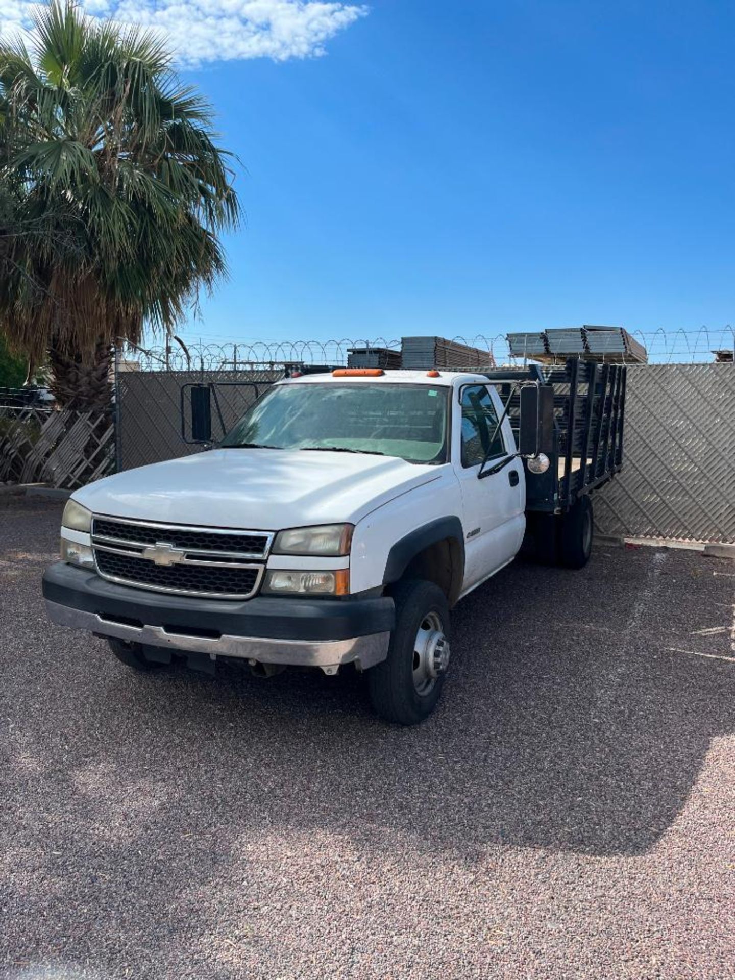 2006 Chevrolet 3500 Single Cab Dually Stake Bed Pickup, 10' Bed, Gasoline Powered, Vin: 1GBJC34UX6E2