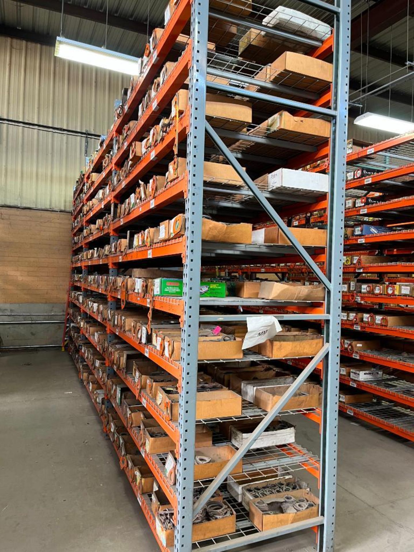 (32x) Sections of Teardrop Style Pallet Rack, (48) 12' x 42" Uprights, (464) 108" x 4" Cross Beams, - Image 2 of 14