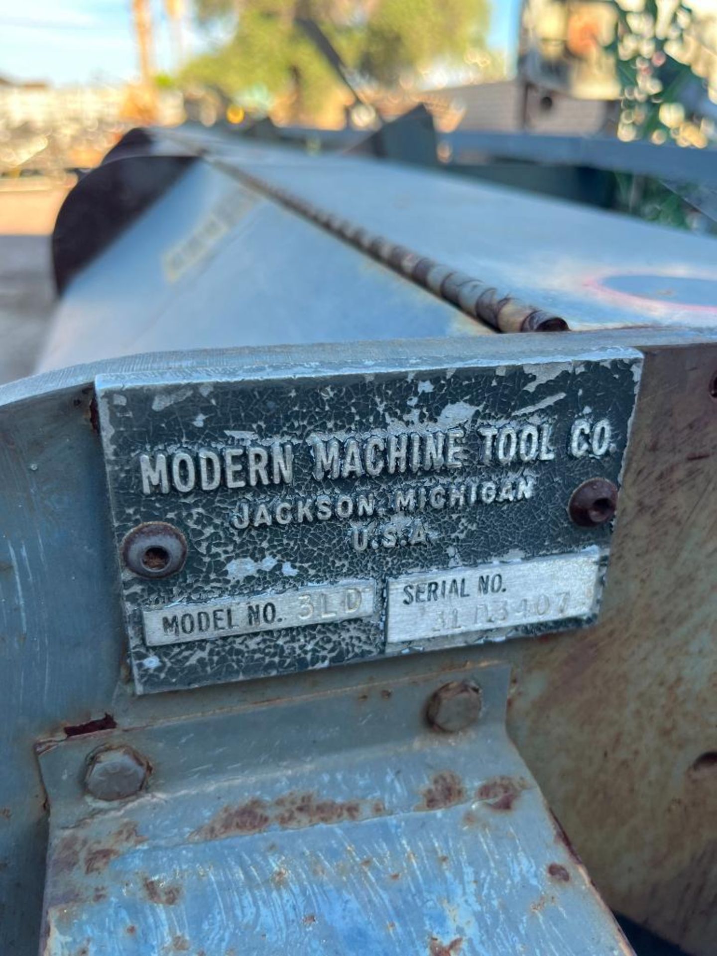 Modern Machine, 24' Pipe Feed Rack, Model 3LD, S/N 3103407 - Image 2 of 4