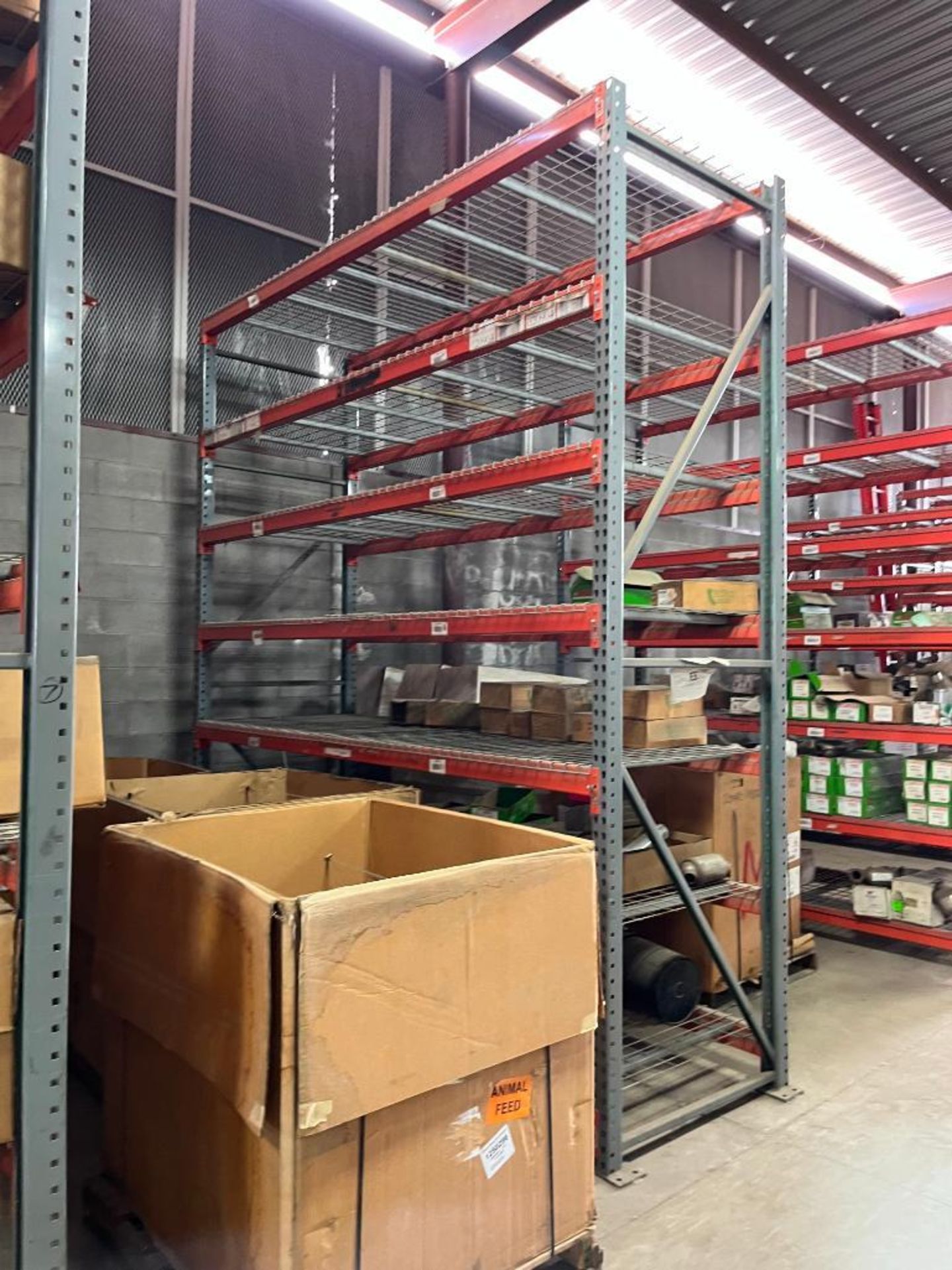 (32x) Sections of Teardrop Style Pallet Rack, (48) 12' x 42" Uprights, (464) 108" x 4" Cross Beams, - Image 11 of 14