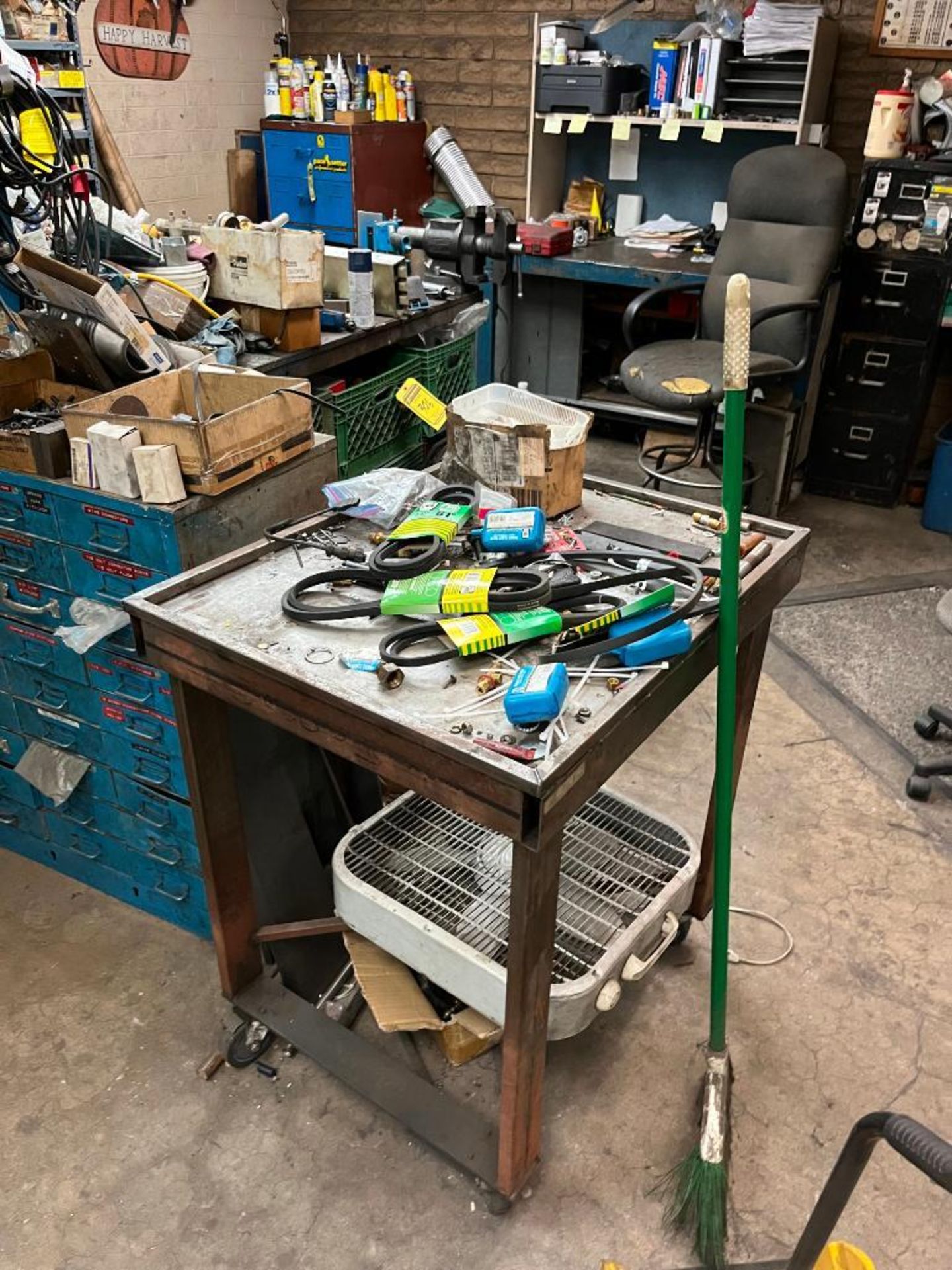 Remaining Content of Maintenance Room Including Shelves, Cabinets, Tables, & Content of Assorted Par - Image 9 of 20