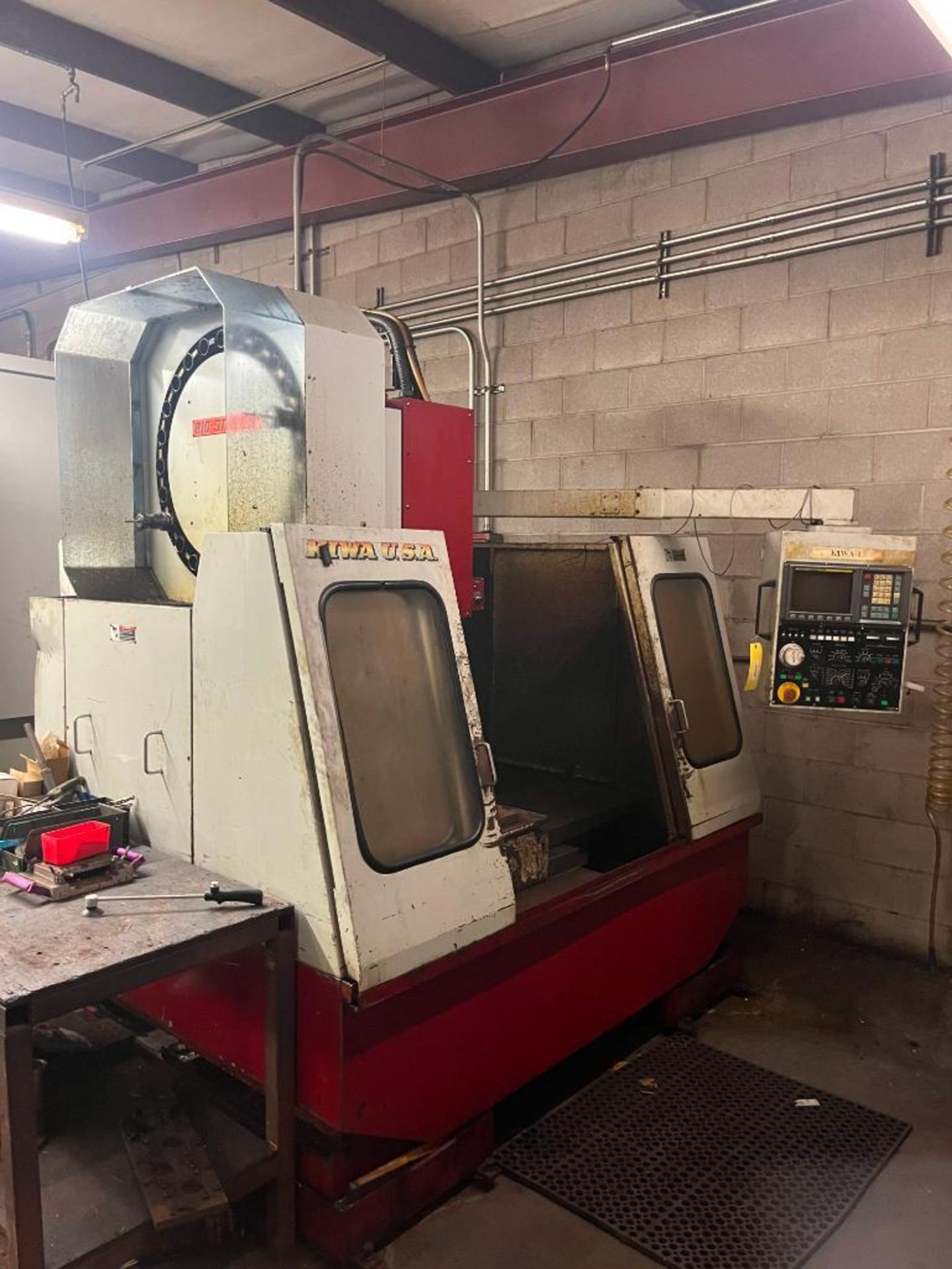 Kiwa USA Vertical CNC Mill, Model 810-STALLION, S/N ES820429