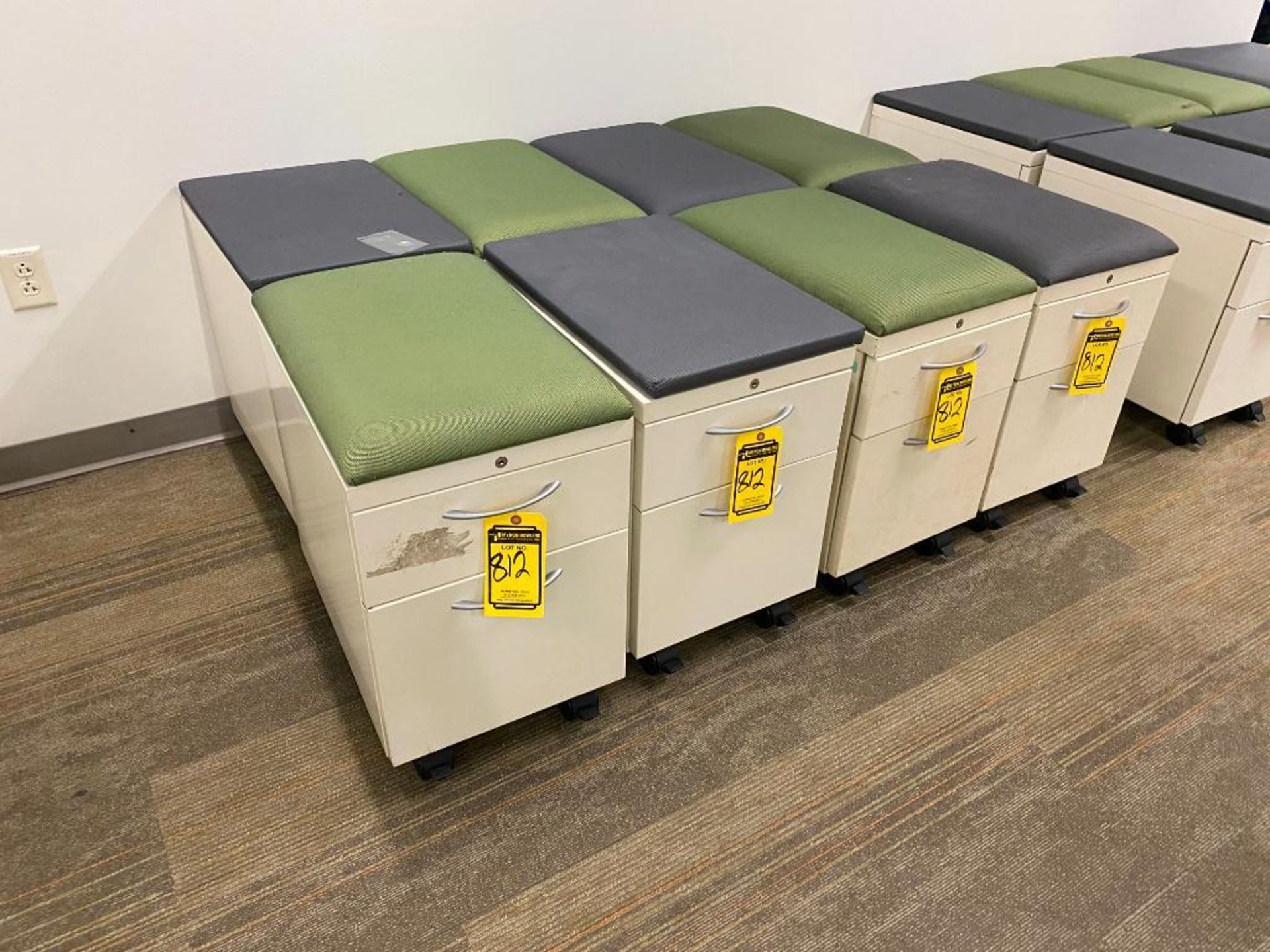 (8) Rolling File Cabinets