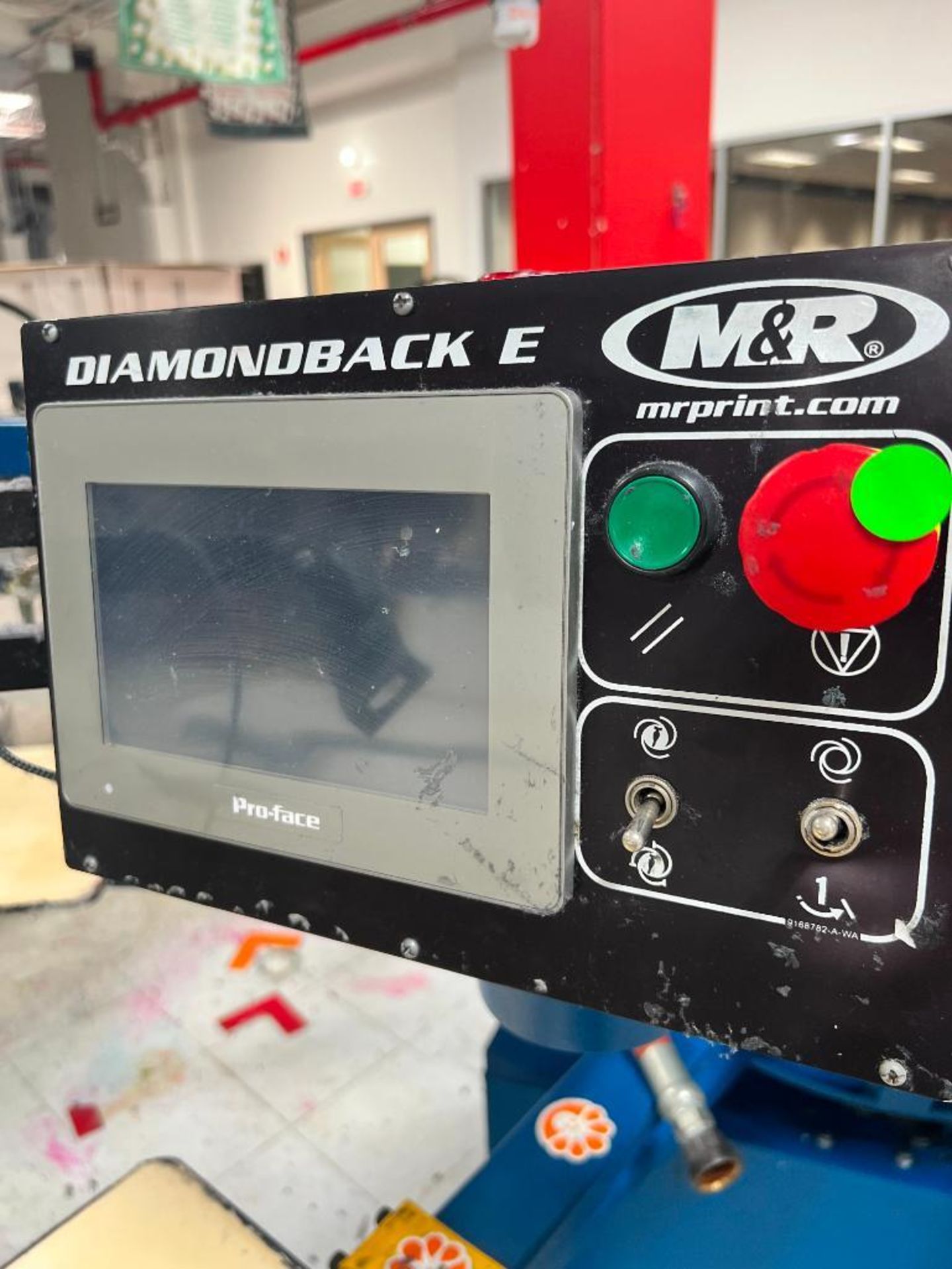 M & R Diamondback E 6-Station Automatic Screen Printer, Model DBE161808062016A, S/N 203245690D - Image 4 of 4