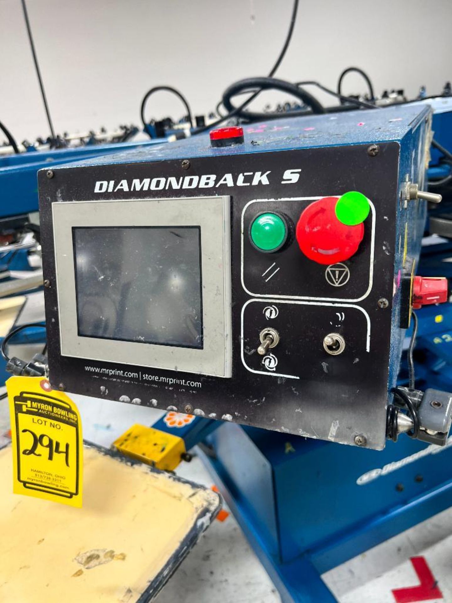 M & R Diamondback S 6-Station Automatic Screen Printer, Model DBPS161808062016APP, S/N 011494302D - Image 5 of 5