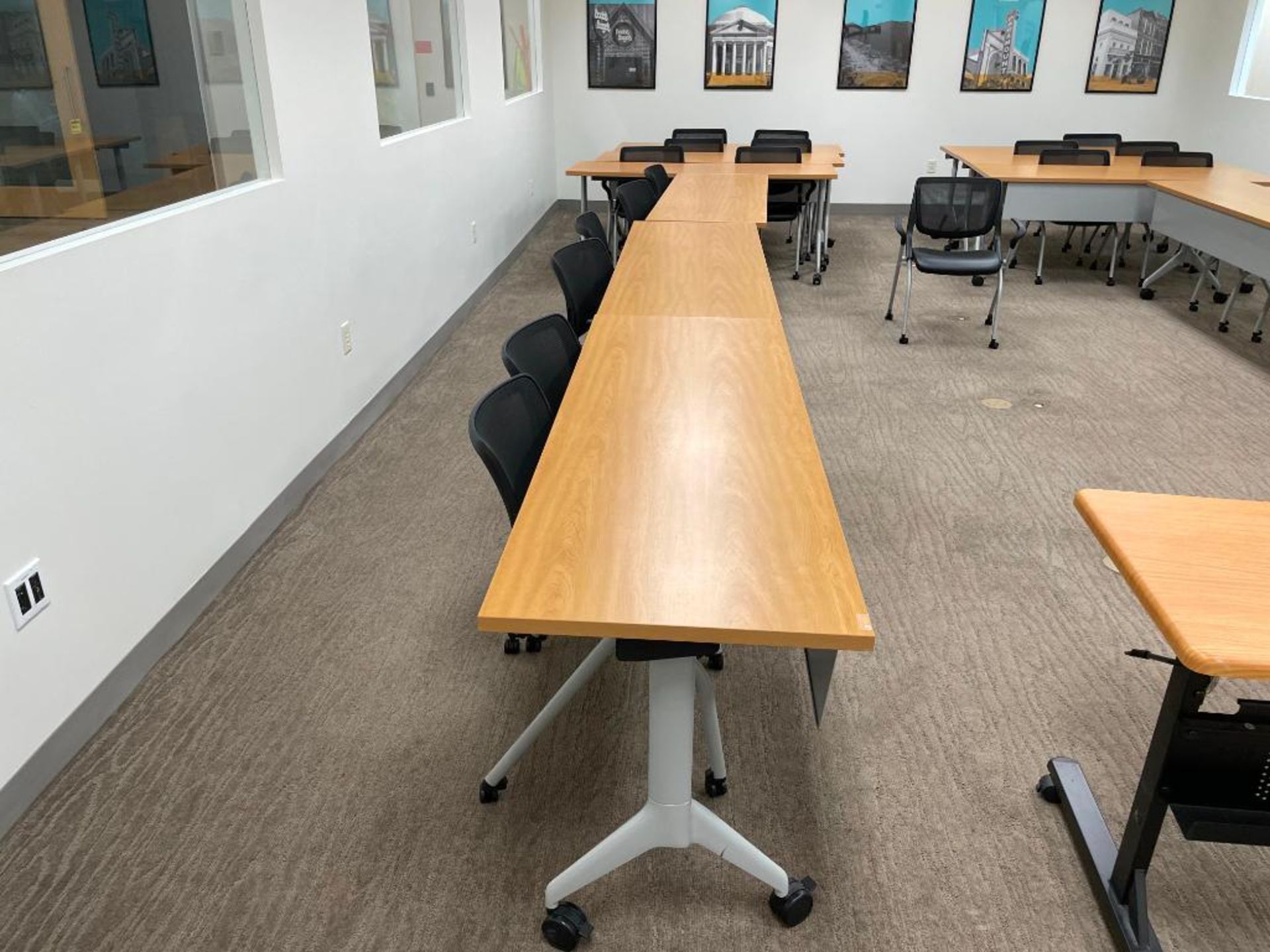 Content of Training Room w/ (13) Tables & (24) Chairs - Image 2 of 4