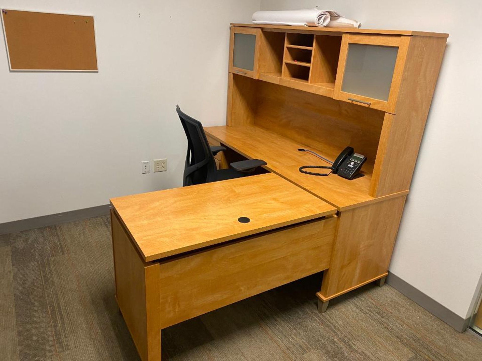 Content of Office Desk, Cabinets, & Chair