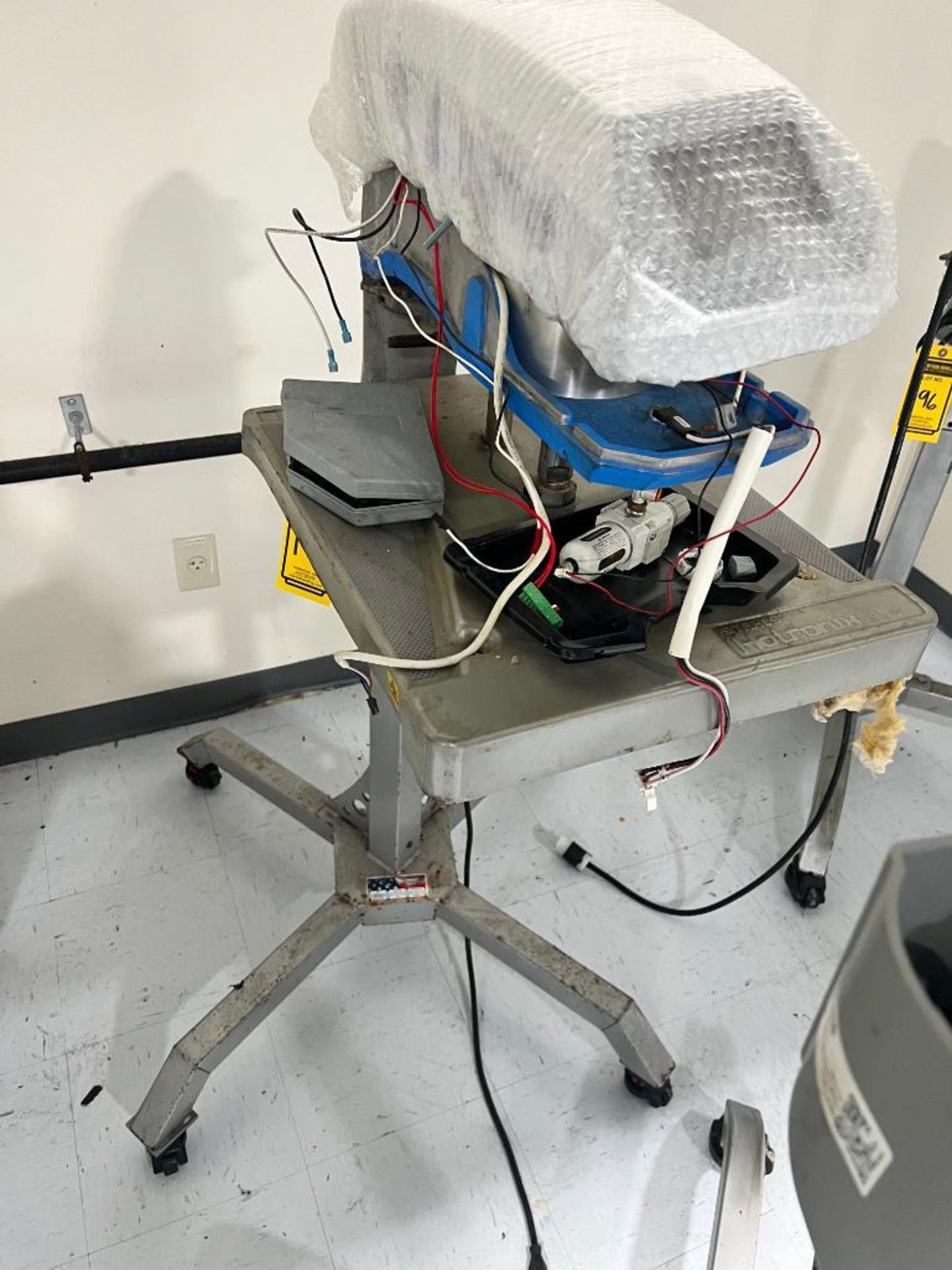 Stahls Hotronix Fusion Thermal Transfer Press On Rolling Stand, Model XRF, S/N 100-8178 (Needs Repai - Image 2 of 2