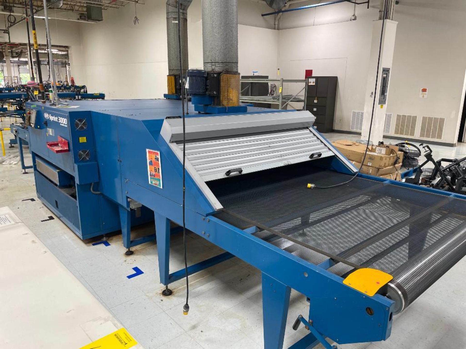 M&R Sprint 3000 Gas Screen Printing Conveyor Dryer, Pro-Face DRO, 63" x 291" Conveyor, Model SD3K600 - Image 4 of 7