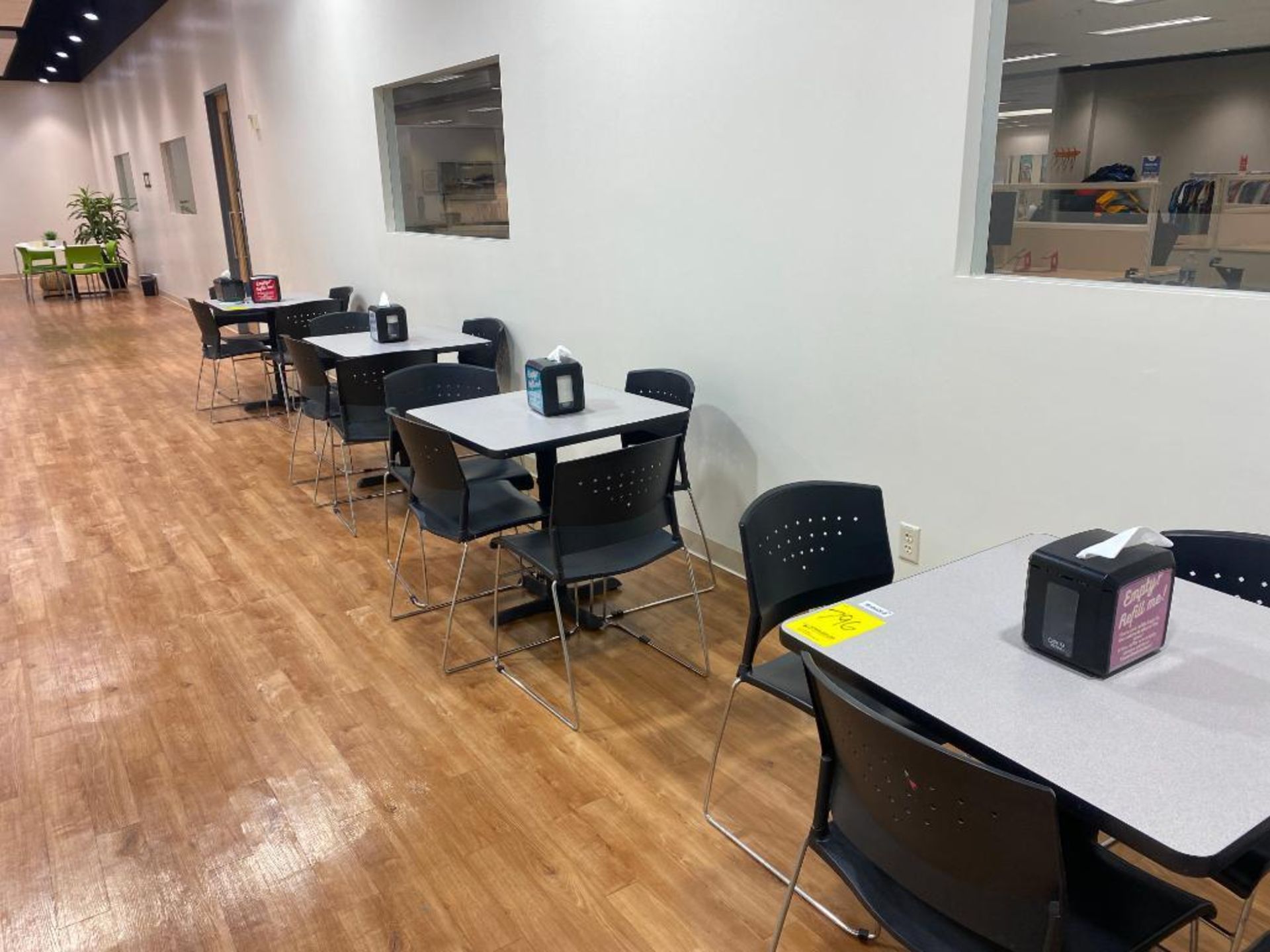 (5) Lunch Room Tables & (20) Chairs - Image 2 of 3