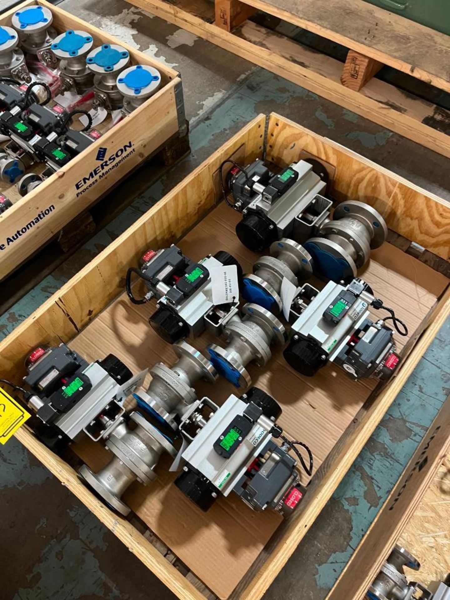 (5) Sodeco Pneumatic Ball Valves: (1) 2-1/2"-150, 120 PSI, 8 Bar, 300R, (4) 2"-150, 116 PSI, 8 Bar,