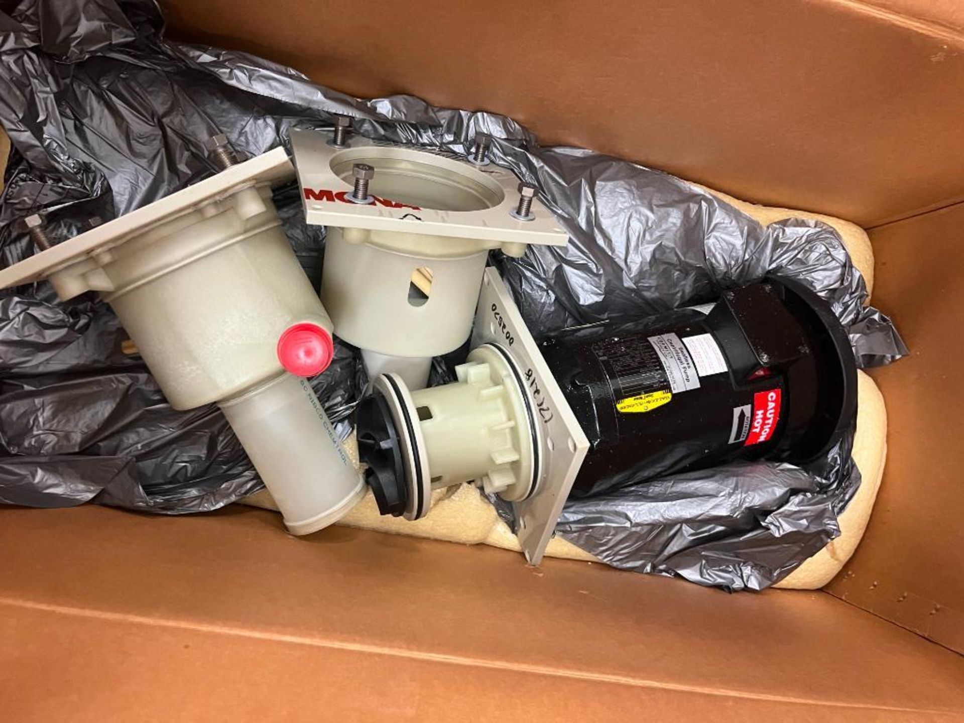 (2) Chemcut Sealless Centrifugal Pumps, Baldor 5HP