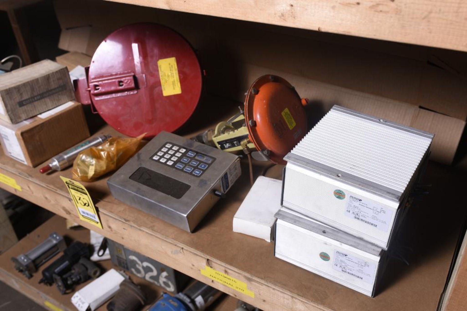 Shelf of Miscellaneous MRO; Valves & Electrical (Cutler Hammer, Endress Hauser, Reliance Electric) - Image 3 of 3