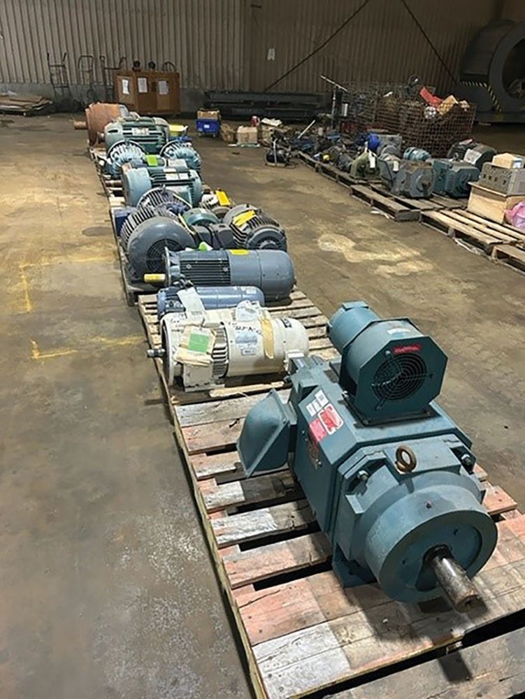 Eastern Surplus Assets, Inc. - Industrial Takeouts - Electric Motors, Gearboxes, Valves, Pumps, Electrical