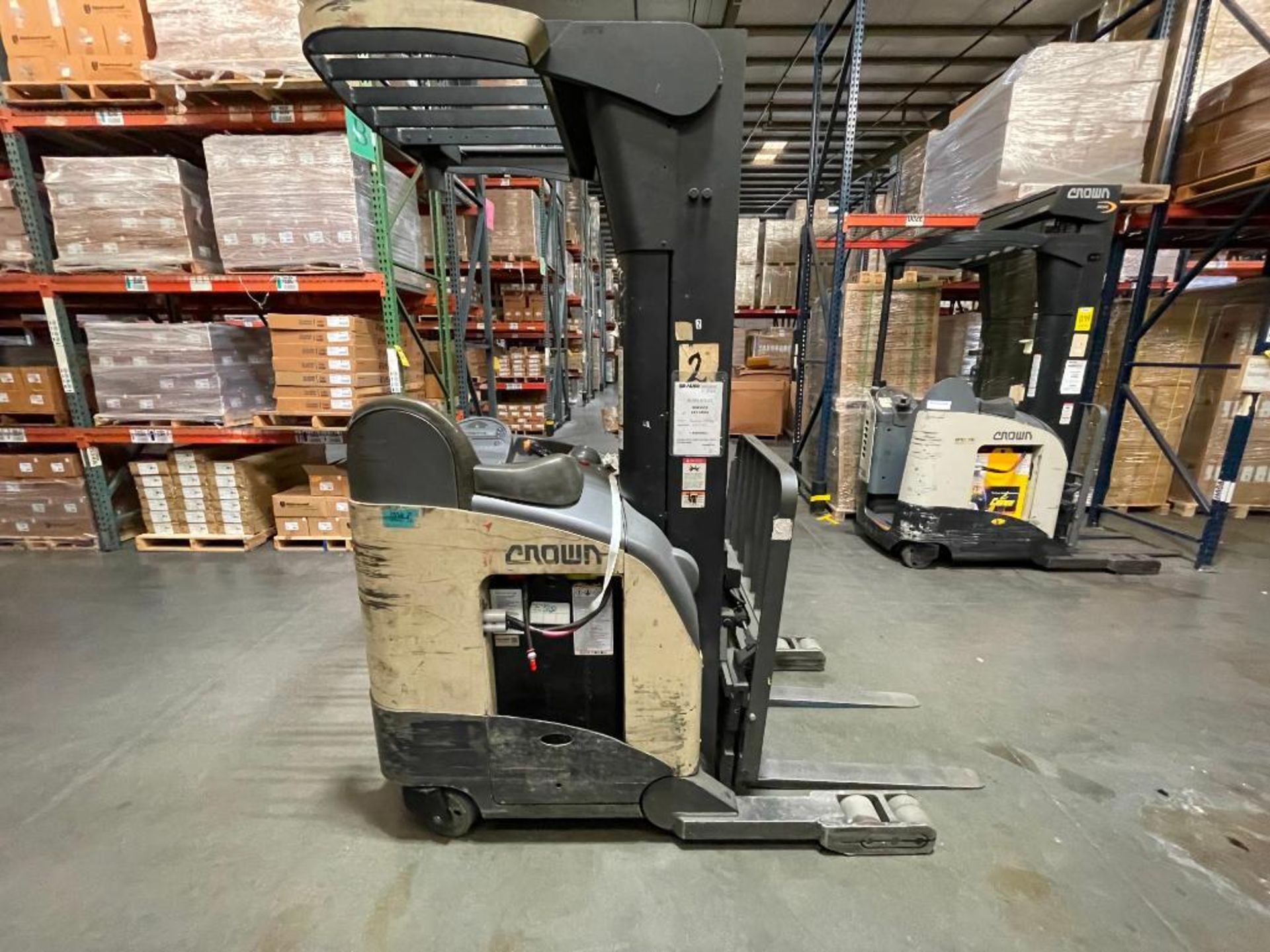 2000 Crown 4,500 LB. Capacity Reach Truck, Model RR5020-45, 210" Max. Load HT, 95" Mast Collapsed HT - Image 3 of 5