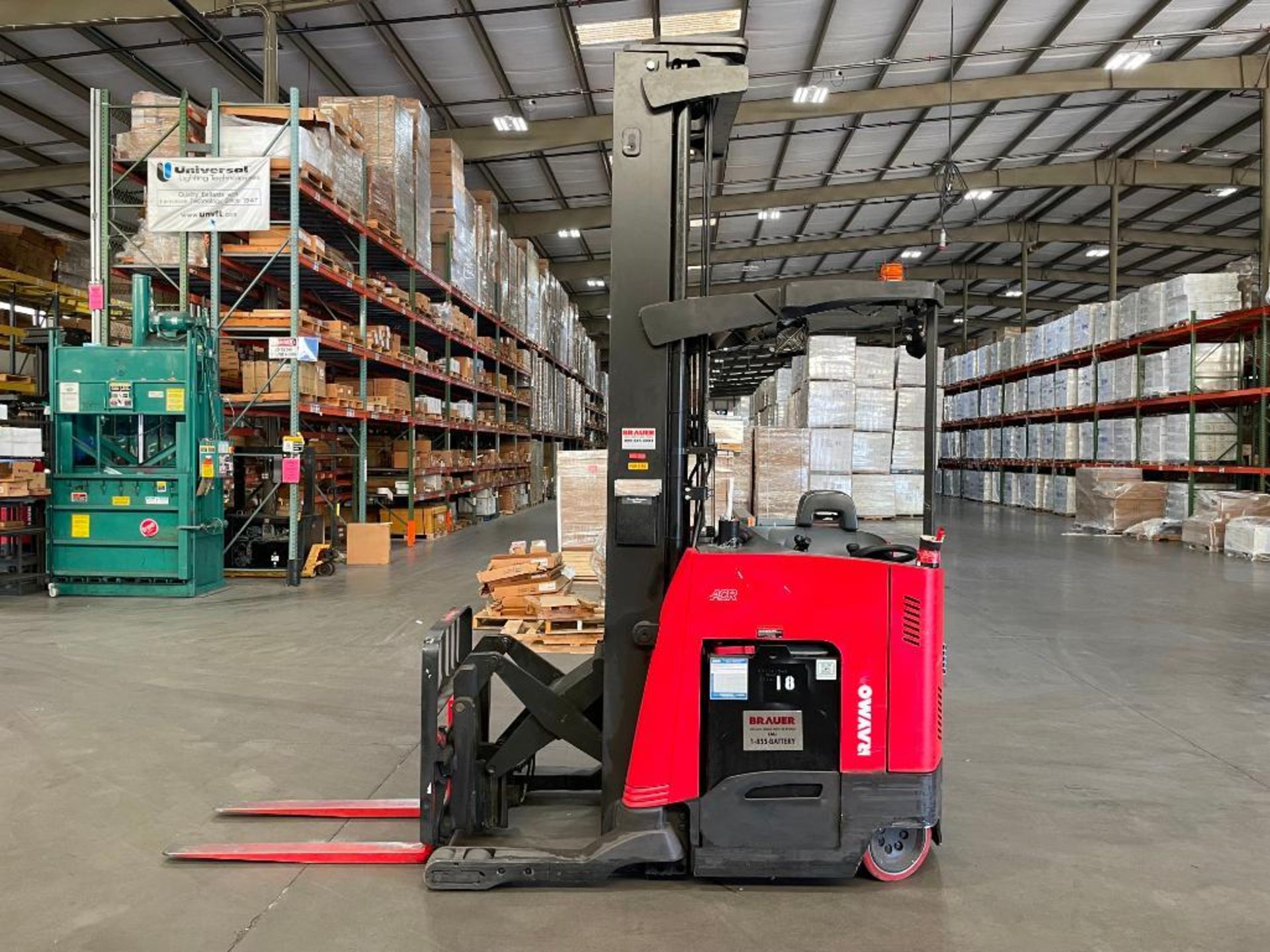 2012 Raymond 4,500 LB. Capacity Reach Truck, Model 750-12-BC33403, 301" Max. Load HT, 11' Tall Mast,