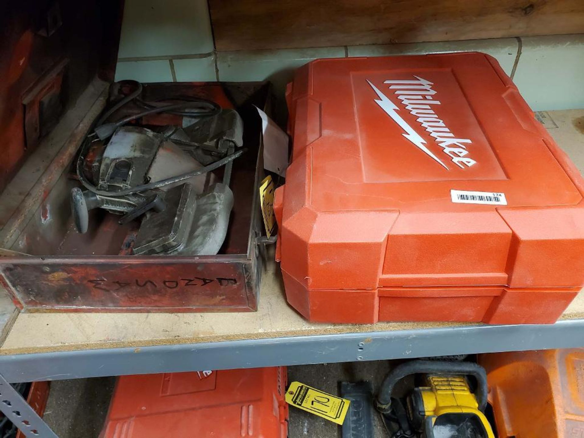(2) Milwaukee Corded Band Saws w/ Cases