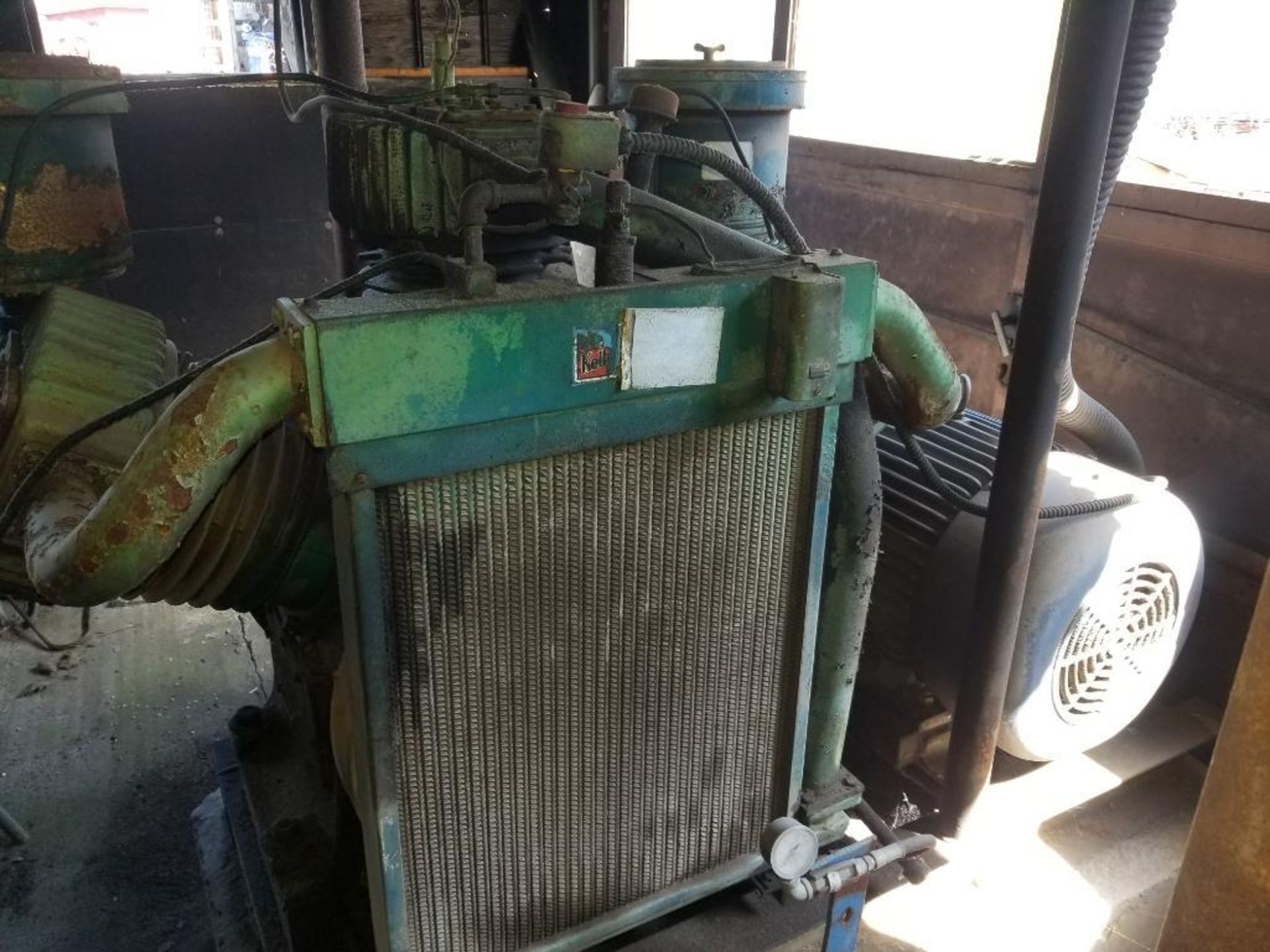 (2) Air Compressors & (2) Air Tanks (Back Out Building) - Image 7 of 9