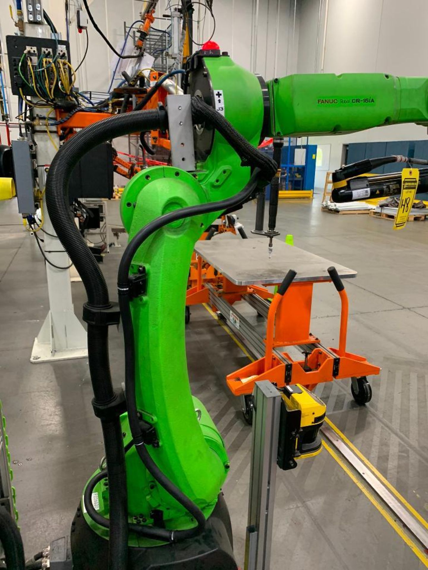 2018 Fanuc Robot CR-15IA, Fanuc Systems R-30IB Plus Power Supply, 480/50/60/3, Type AO5B-2620-B020, - Image 6 of 9