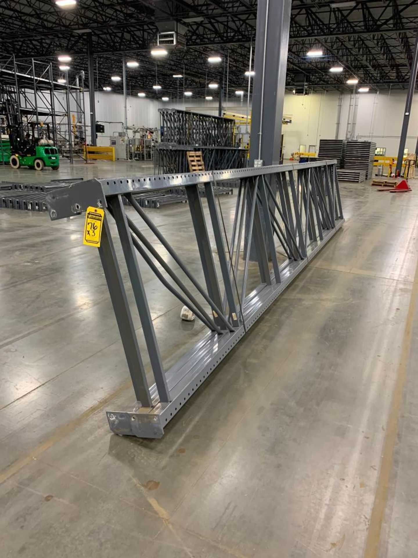 (10x) Steel King Teardrop Uprights, 288" X 48", w/ 7" X 5" Base Plate ***$100 LOADING FEE WILL BE AD - Image 5 of 8