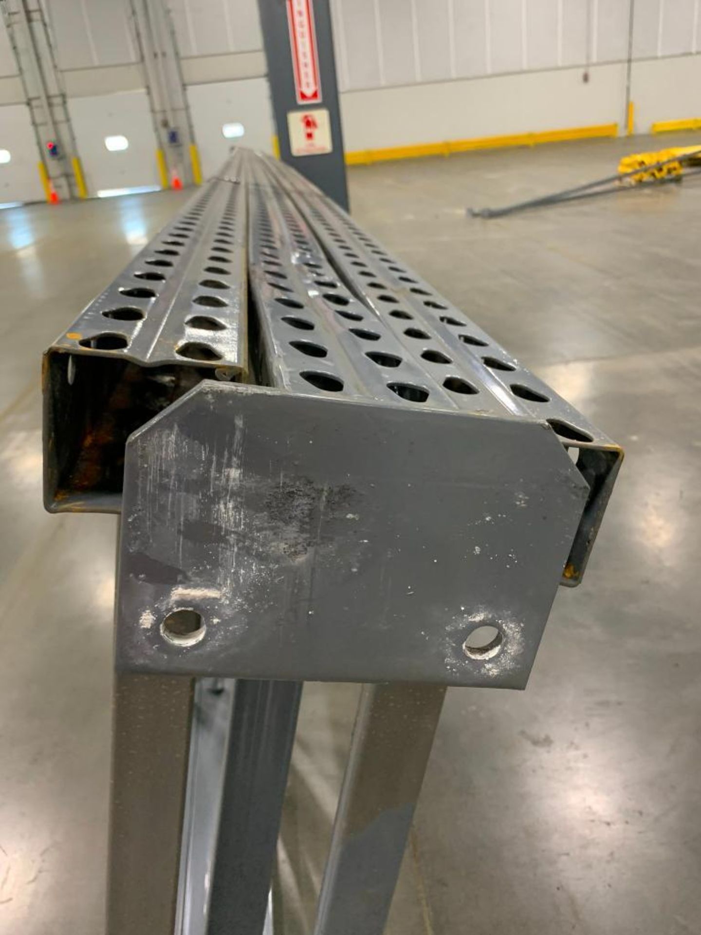 (10x) Steel King Teardrop Uprights, 288" X 48", w/ 7" X 5" Base Plate ***$100 LOADING FEE WILL BE AD - Image 8 of 8