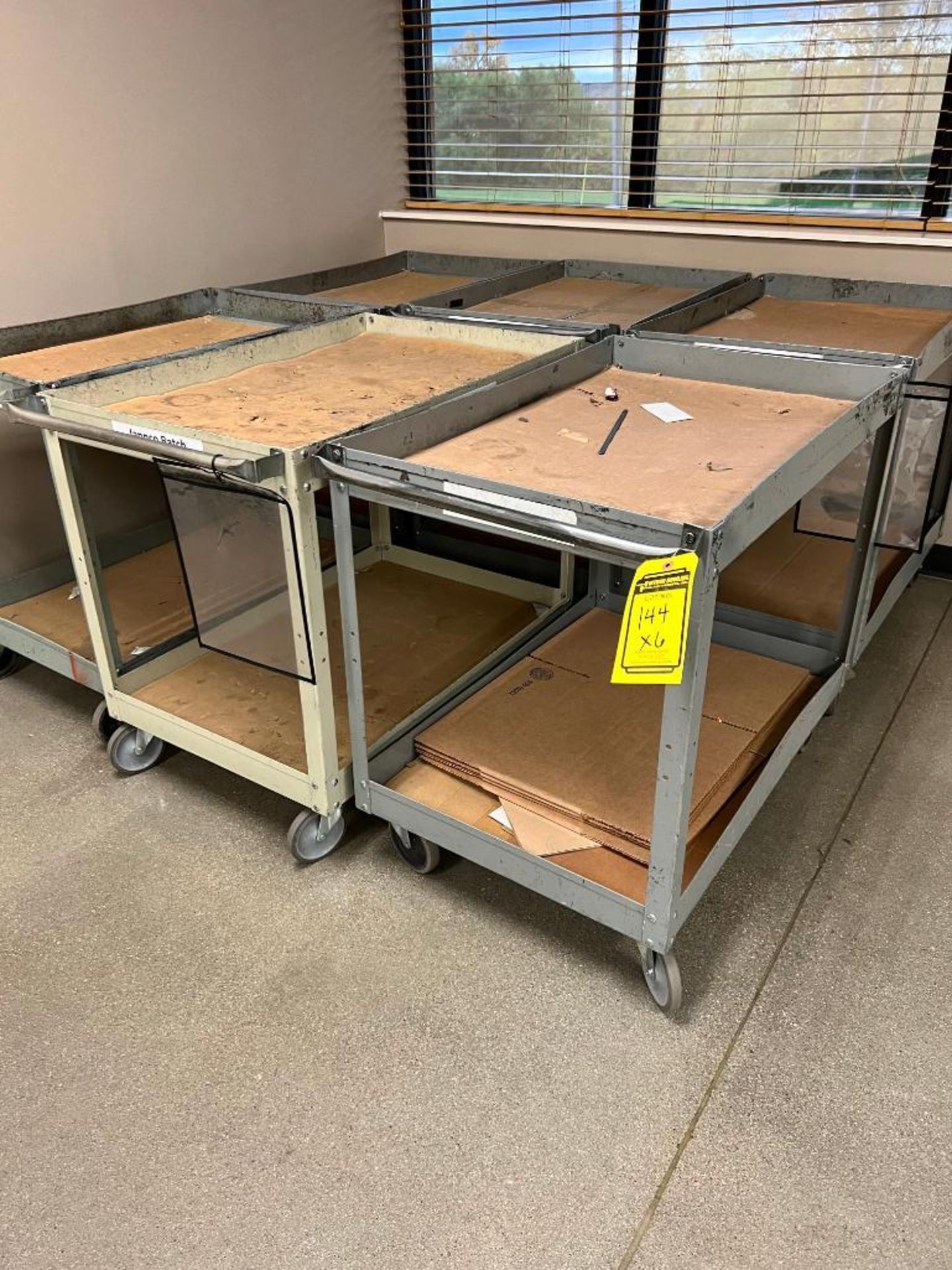 (6x) Rolling Material Carts, 2' X 3' - Image 2 of 2