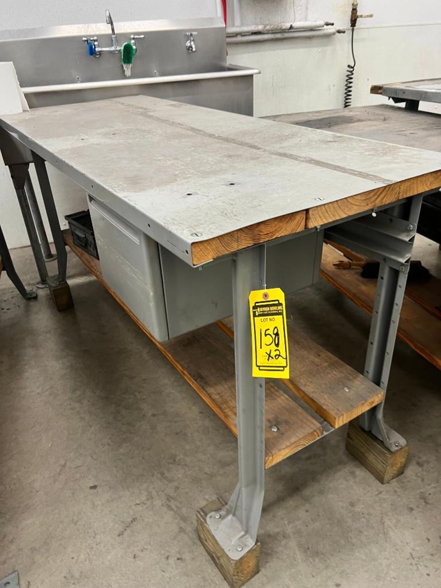 (2x) Workbenches, 6' X 2' 4" ($25 Loading Fee will be Added to Invoice) - Image 2 of 4
