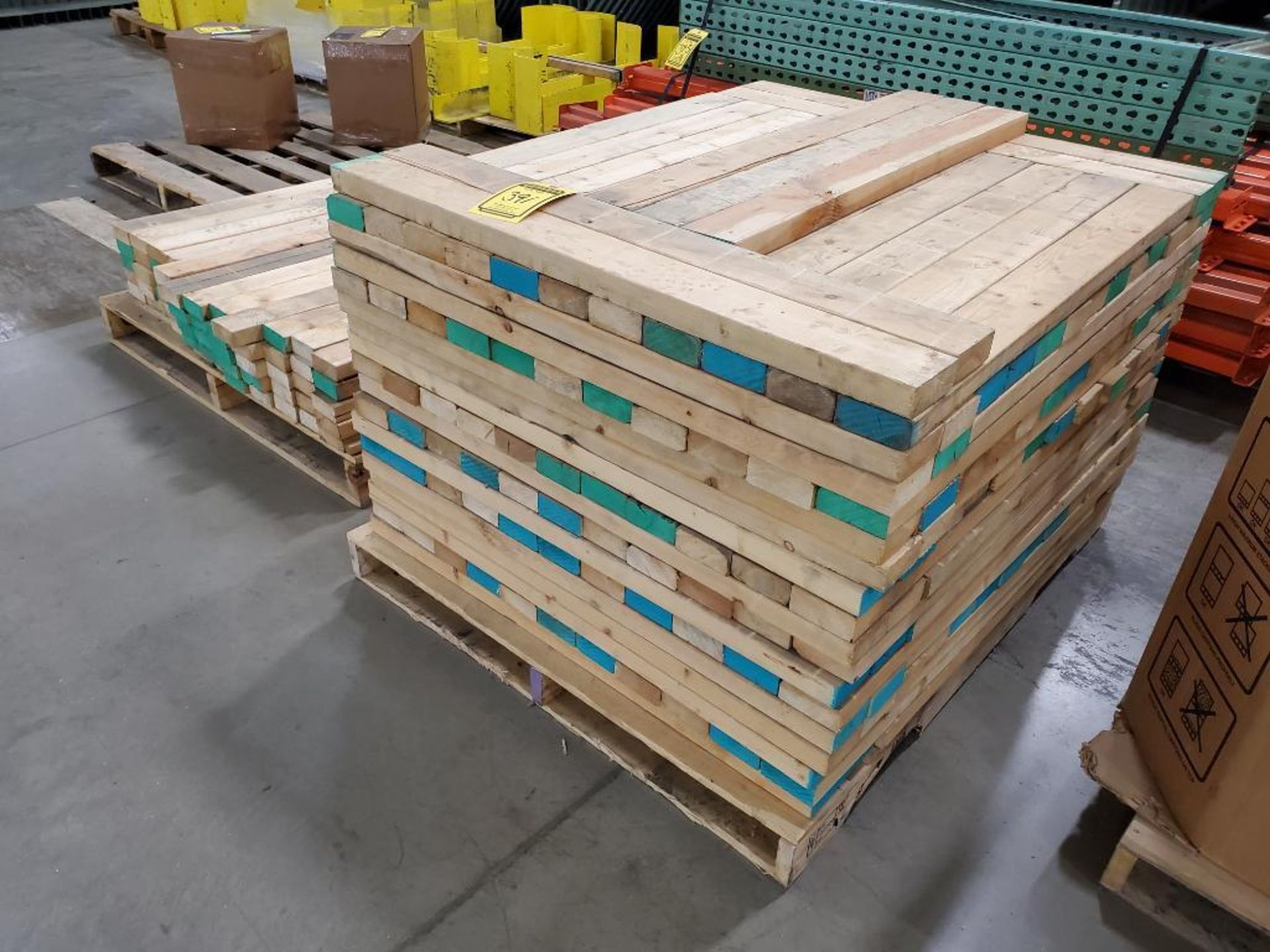 (This Item Is Located in Jasper, IN) (2) Pallets of Precut Lumber, 44-1/2" L, 38-1/2" L, & 30-1/2" L - Image 2 of 4