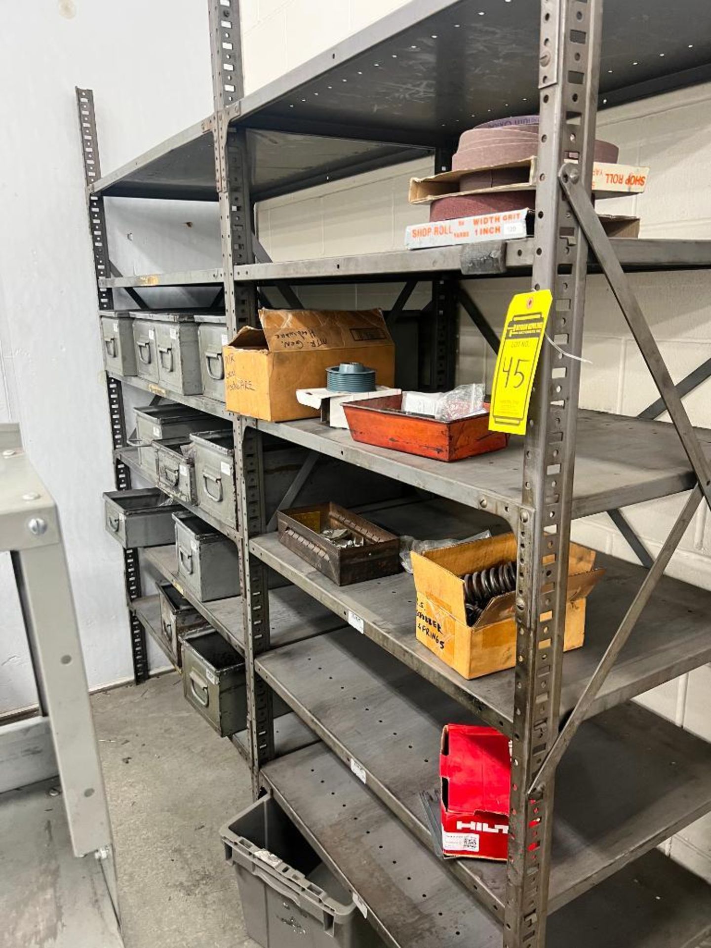 (2) Shelves w/ Assorted Hardware