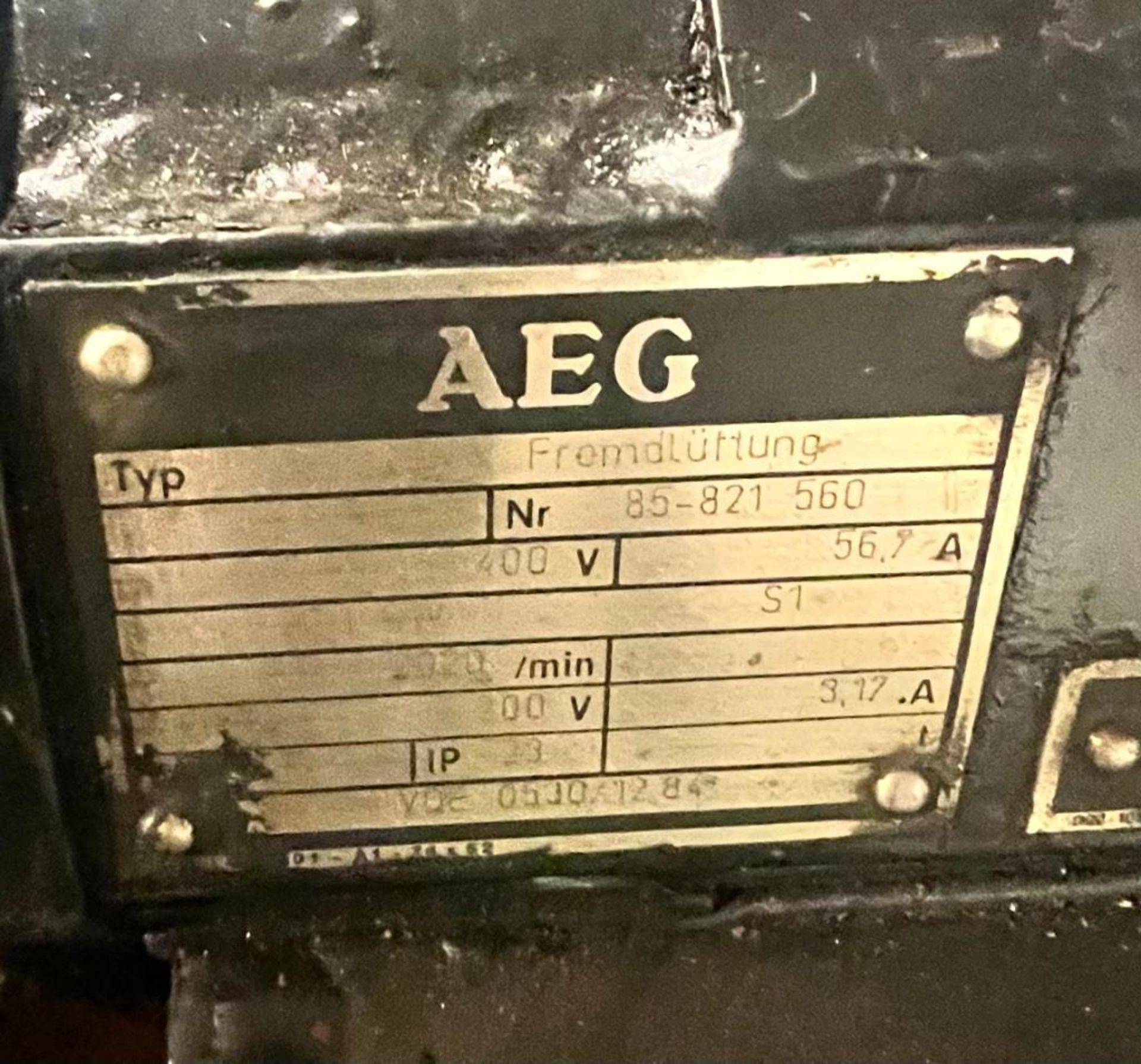 AEG Motor, Type: GF 13.04 - Image 3 of 3
