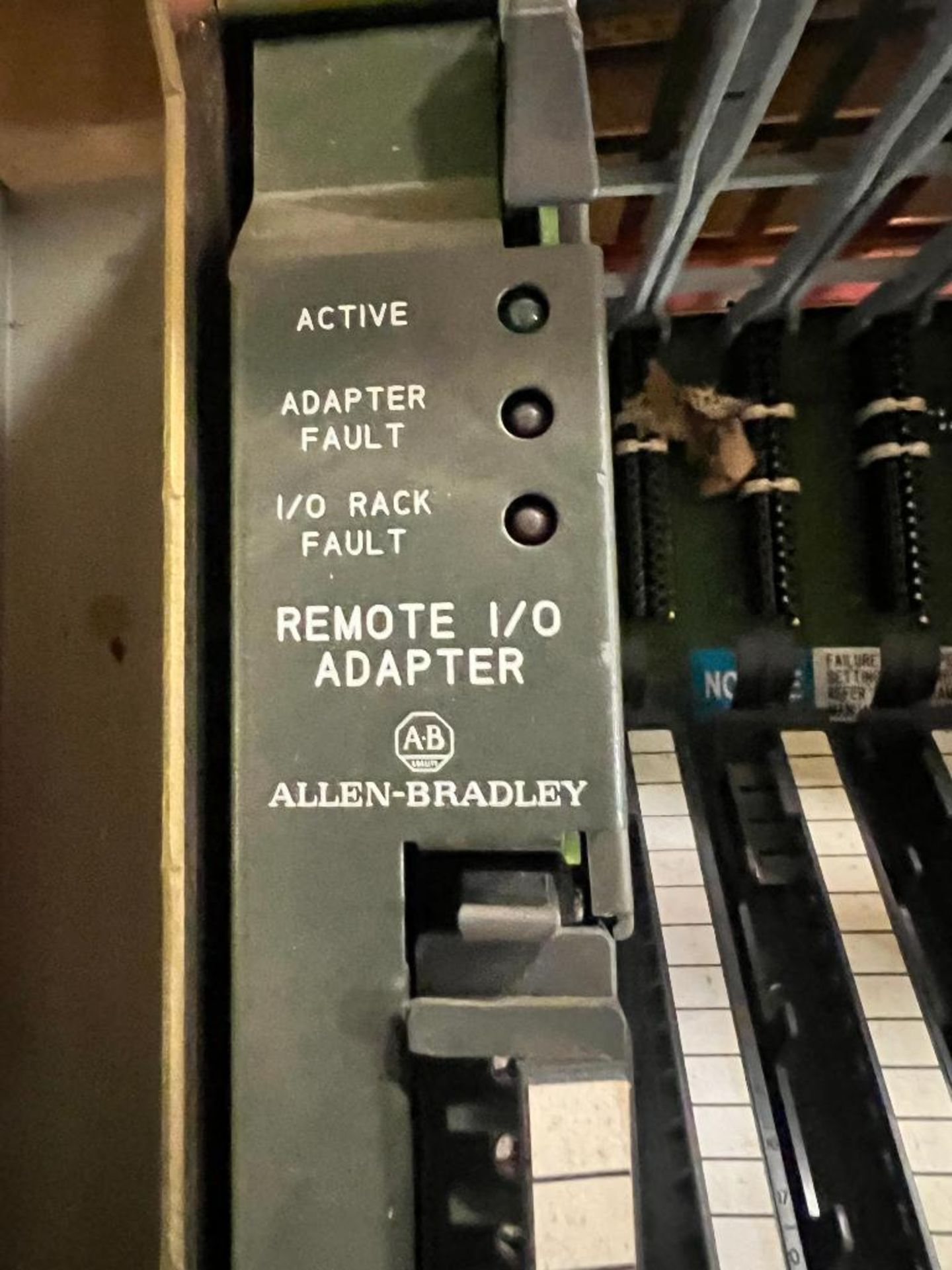 Allen-Bradley Rack 8-Slot Back Panel, w/ Allen-Bradley Power Supply - Image 2 of 4