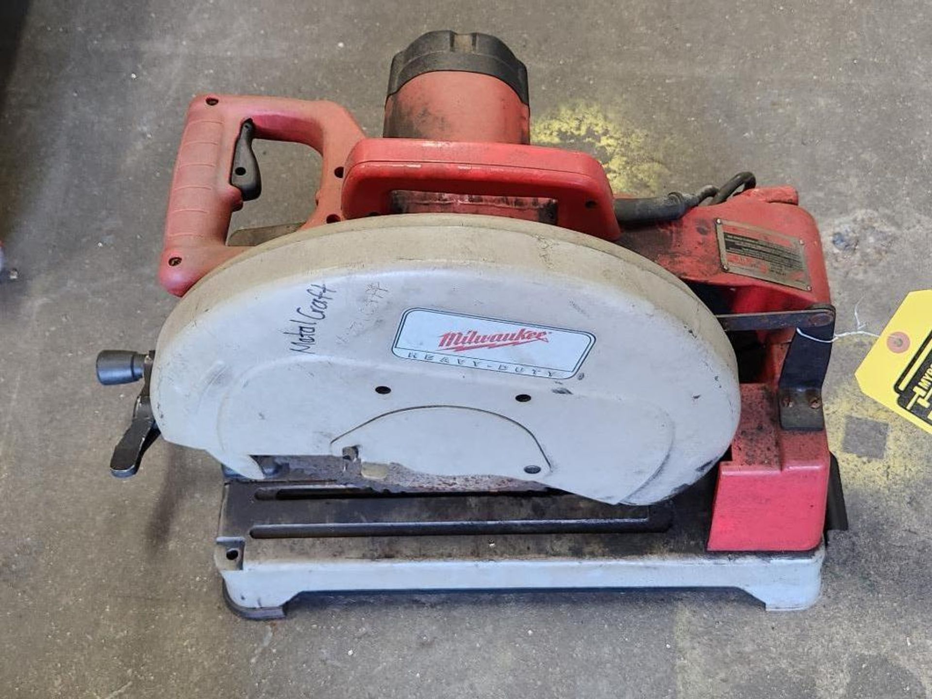 Milwaukee 14" Dry Cut Machine, Model 6190-20, S/N 892A903420156 - Image 3 of 4