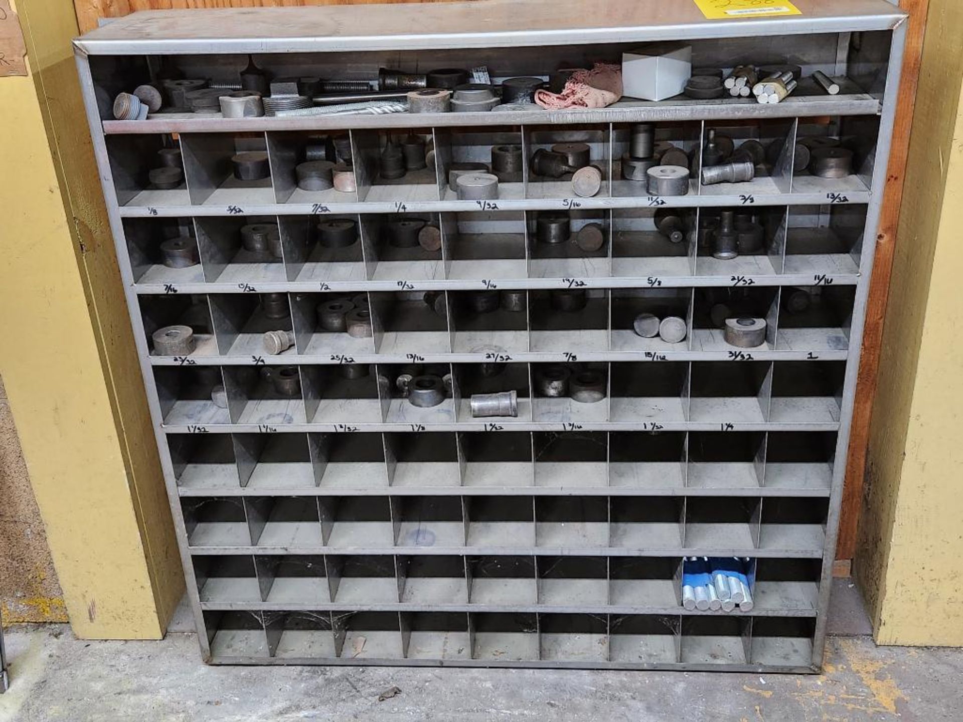 Pigeonhole Shelf, w/ Content - Image 2 of 5