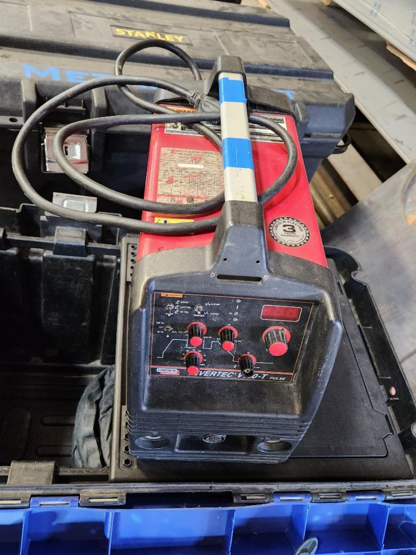 Lincoln Invertec V160-T TIG Welder, 115V/230V, Single Phase, Model 11032, w/ Storage Box