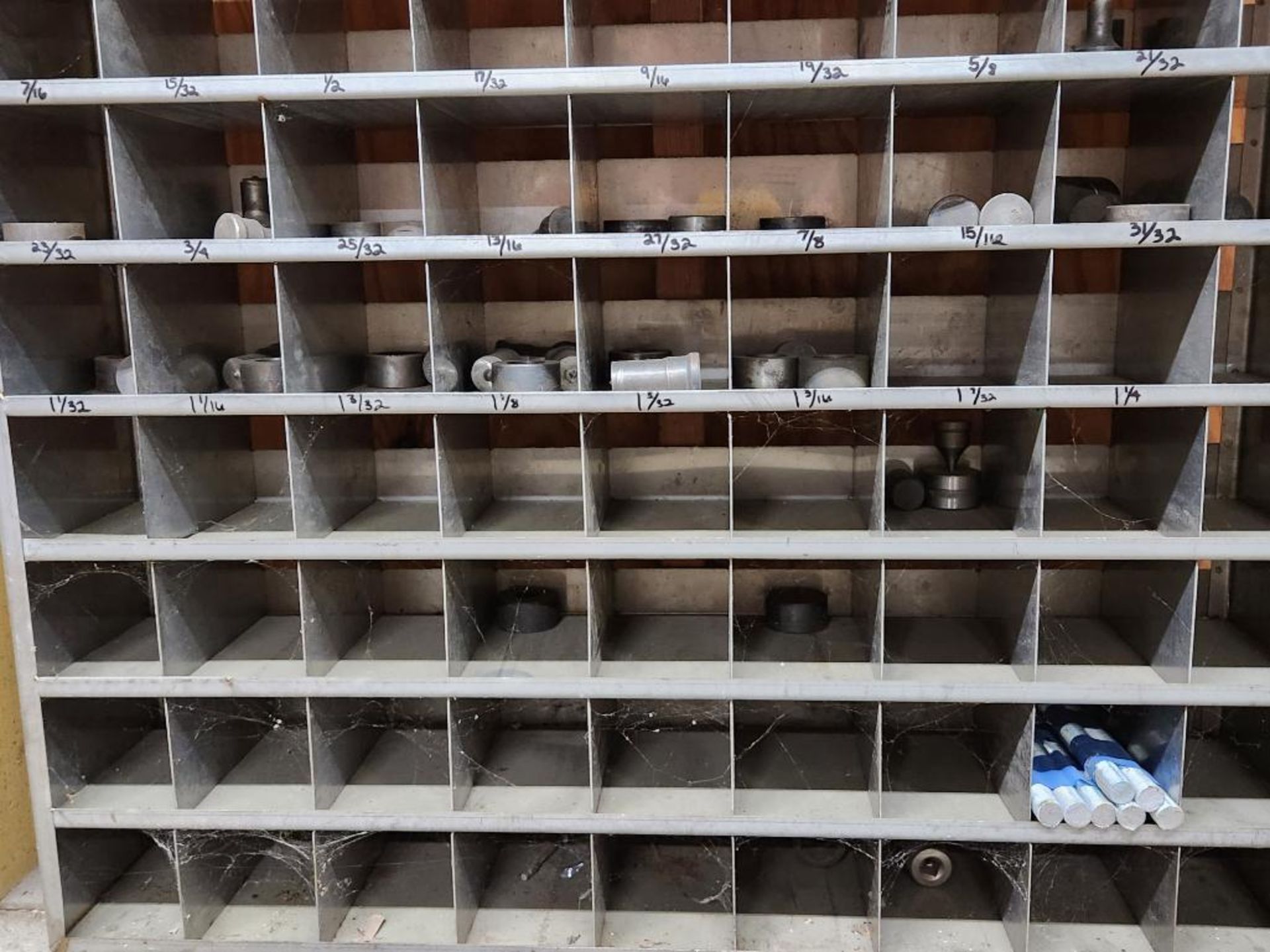 Pigeonhole Shelf, w/ Content - Image 4 of 5