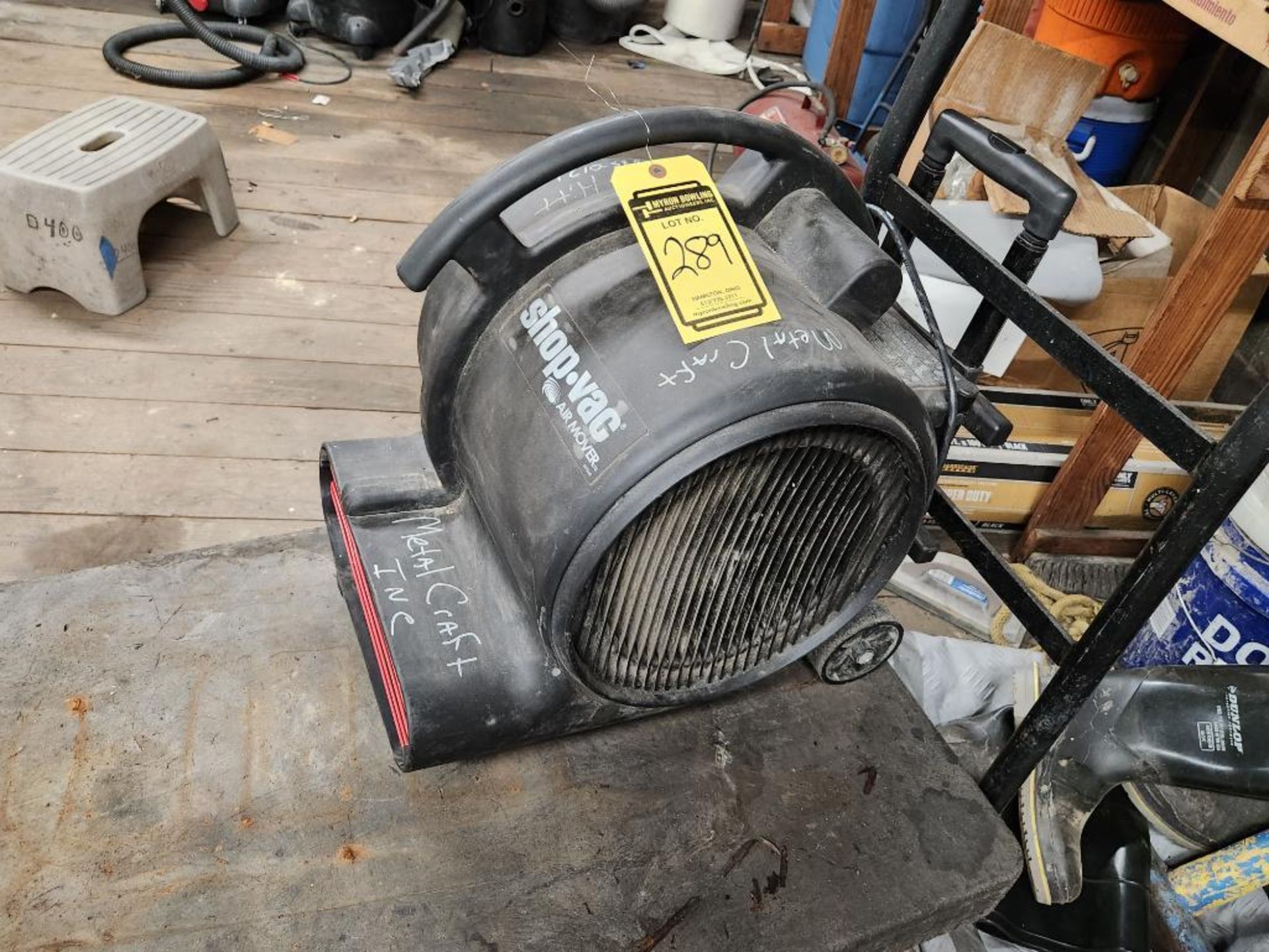 Shop-Vac Air Mover Floor Drying Fan, 120V, Model AM1800A - Image 3 of 3