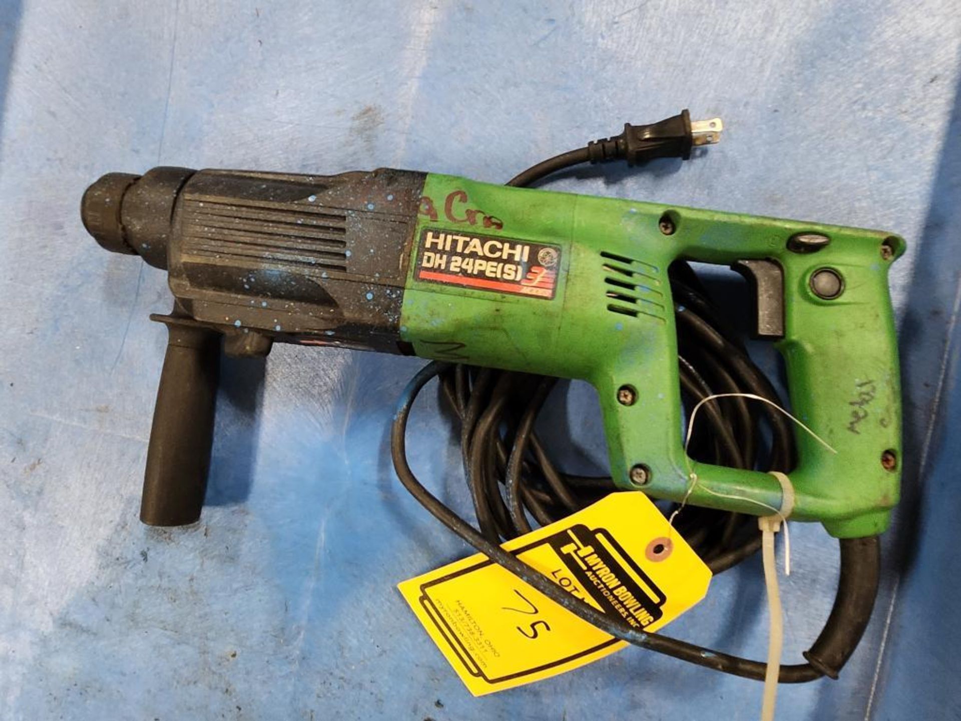 Hitachi 15/16" Rotary Hammer, Model DH 24PE, S/N 240113 - Image 3 of 4