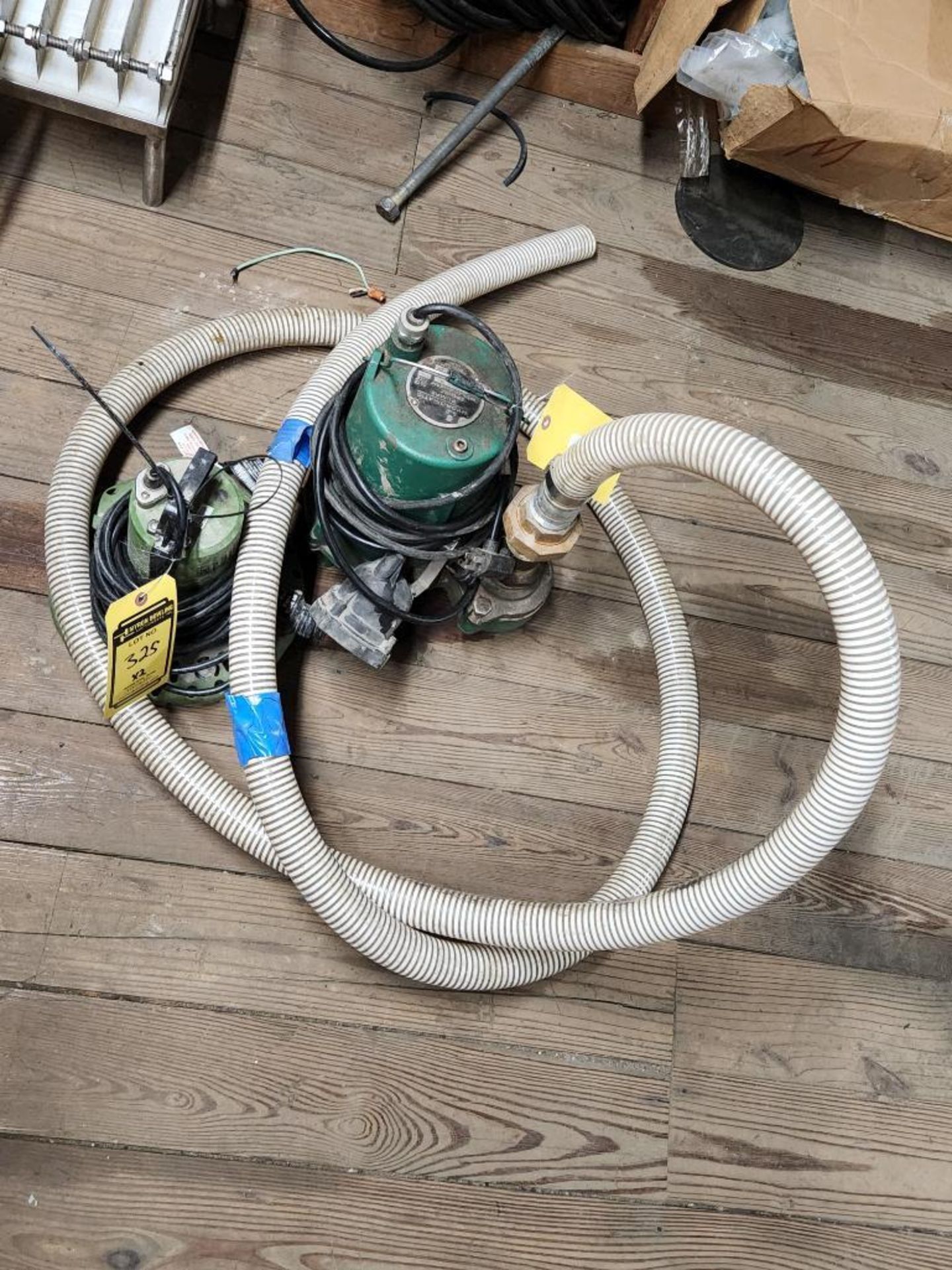 (2) Assorted Submersibles Pumps