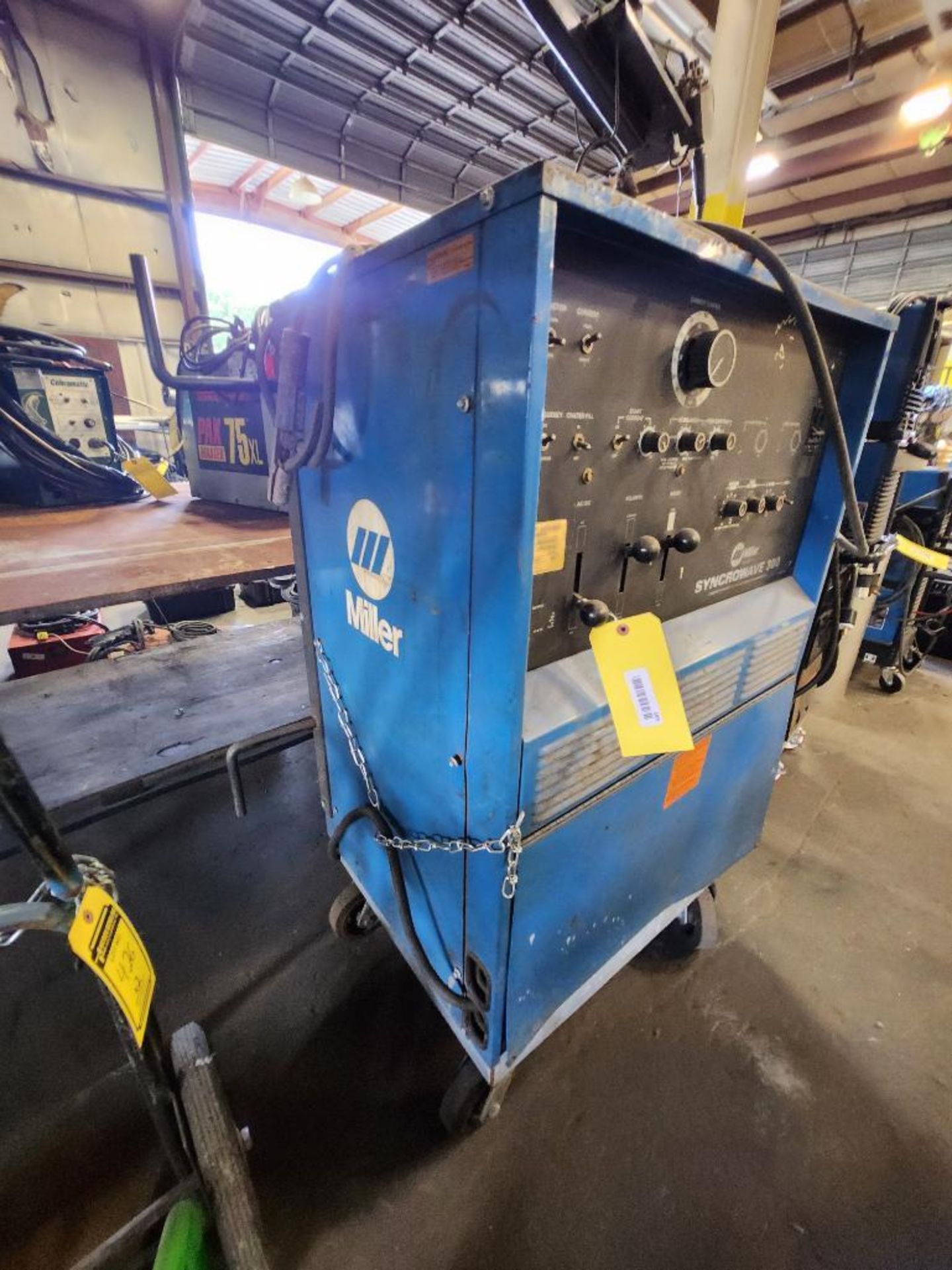 Miller Syncrowave 300 TIG Welder, 200V/230V/460V, Single Phase, Model 902424, JJ325446 - Image 3 of 5